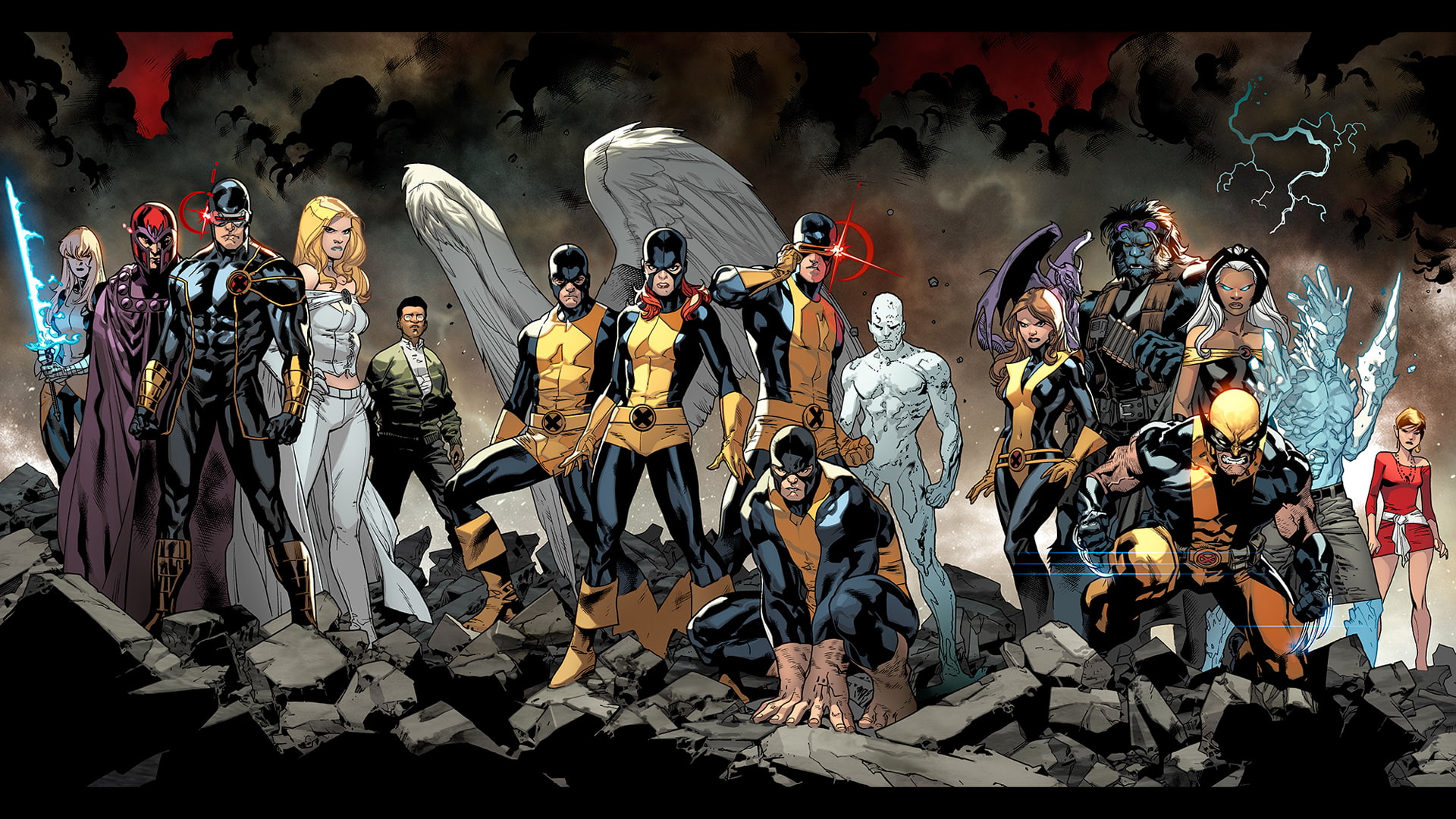 X-Men Marvel HD, avenger heroes, cartoon/comic