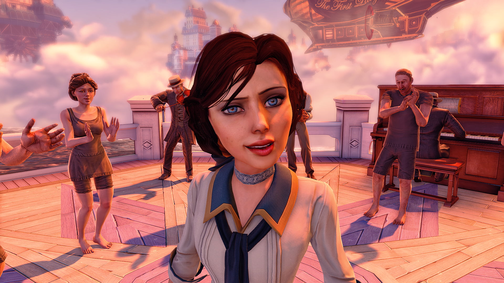 black haired female game character, video games, BioShock Infinite