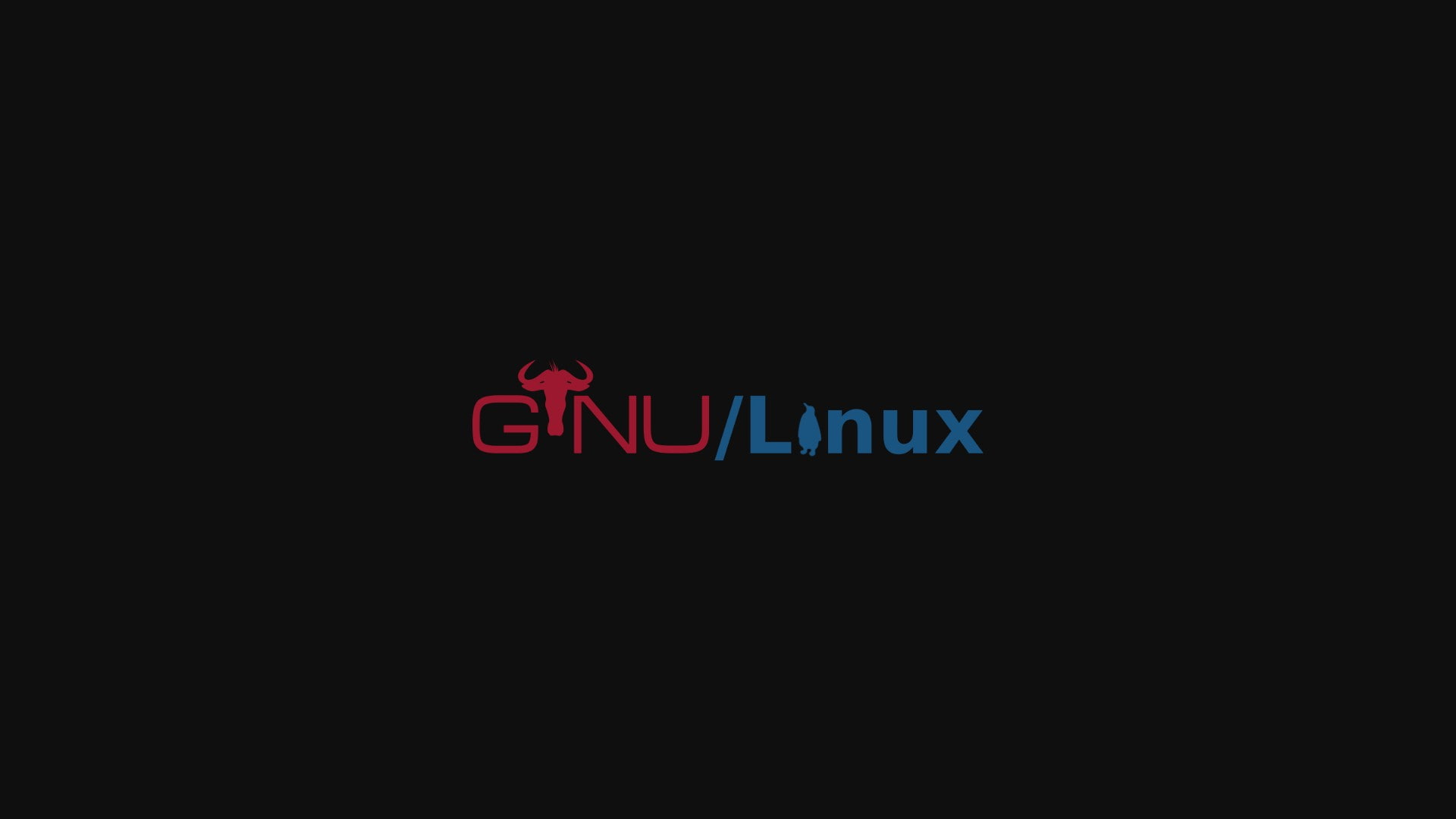gnu, text, western script, communication, black background