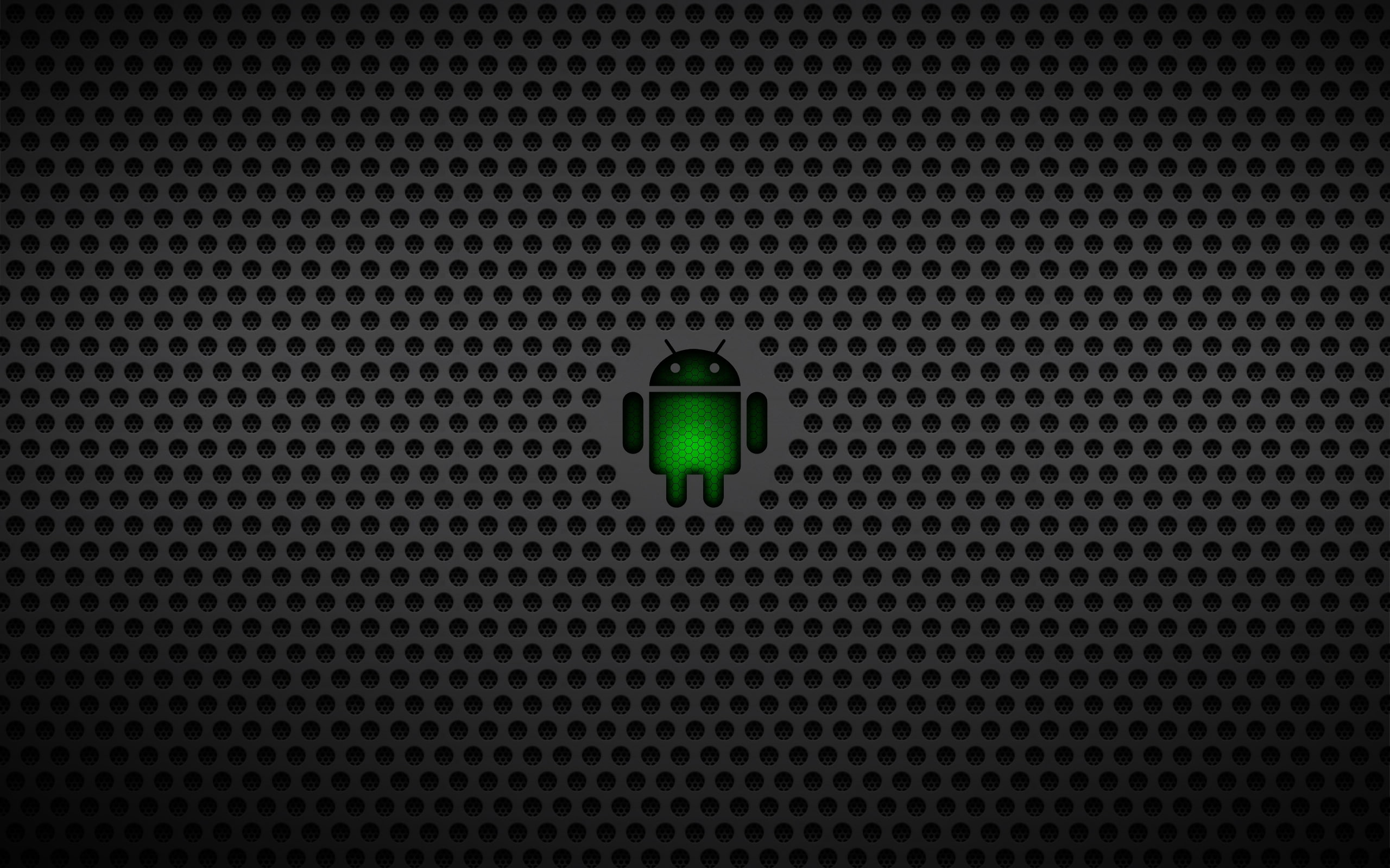 Android Textured, background, black, android logo