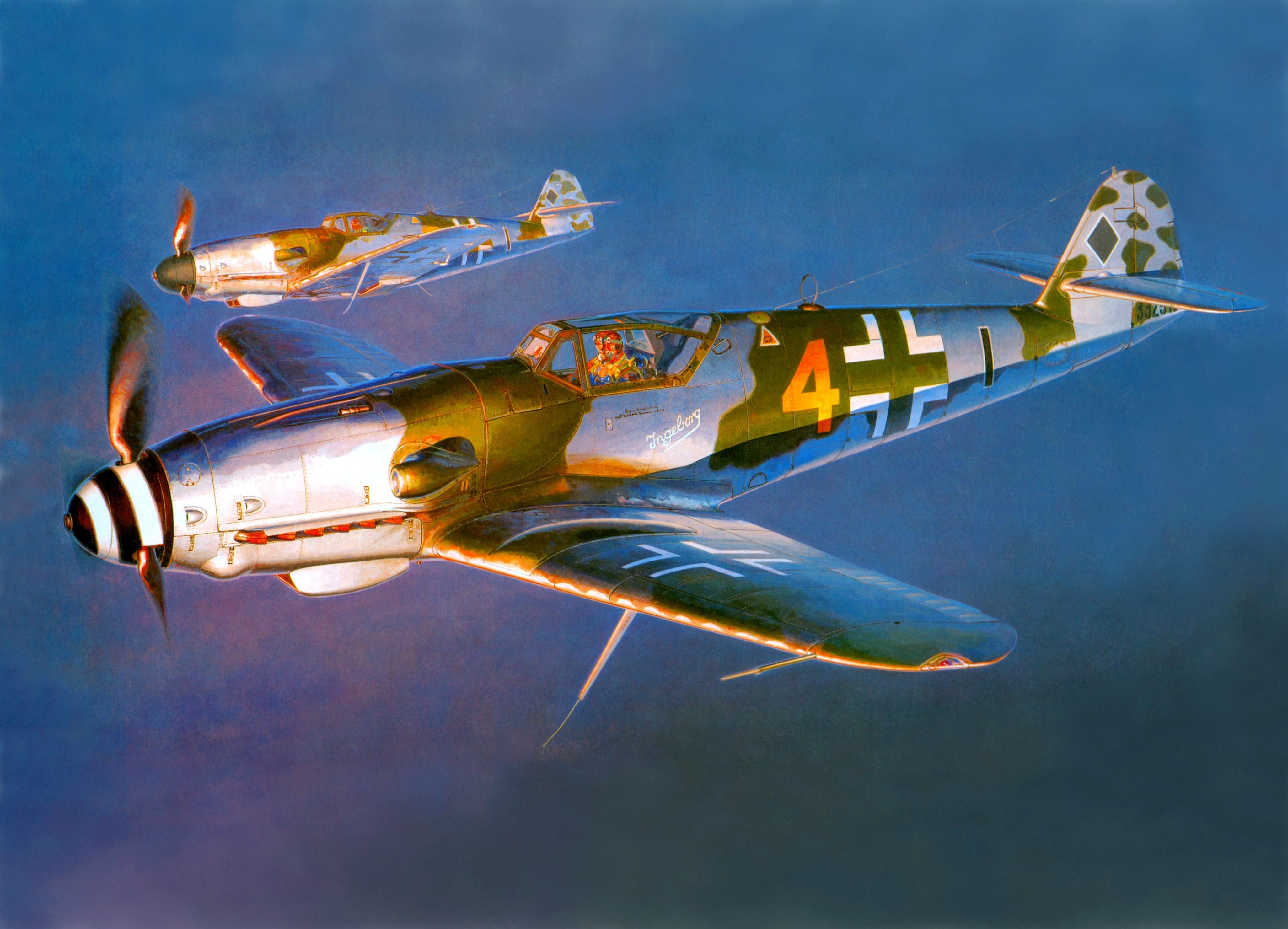 Free Download Hd Wallpaper Messerschmitt Messerschmitt Bf 109 World War Ii Germany