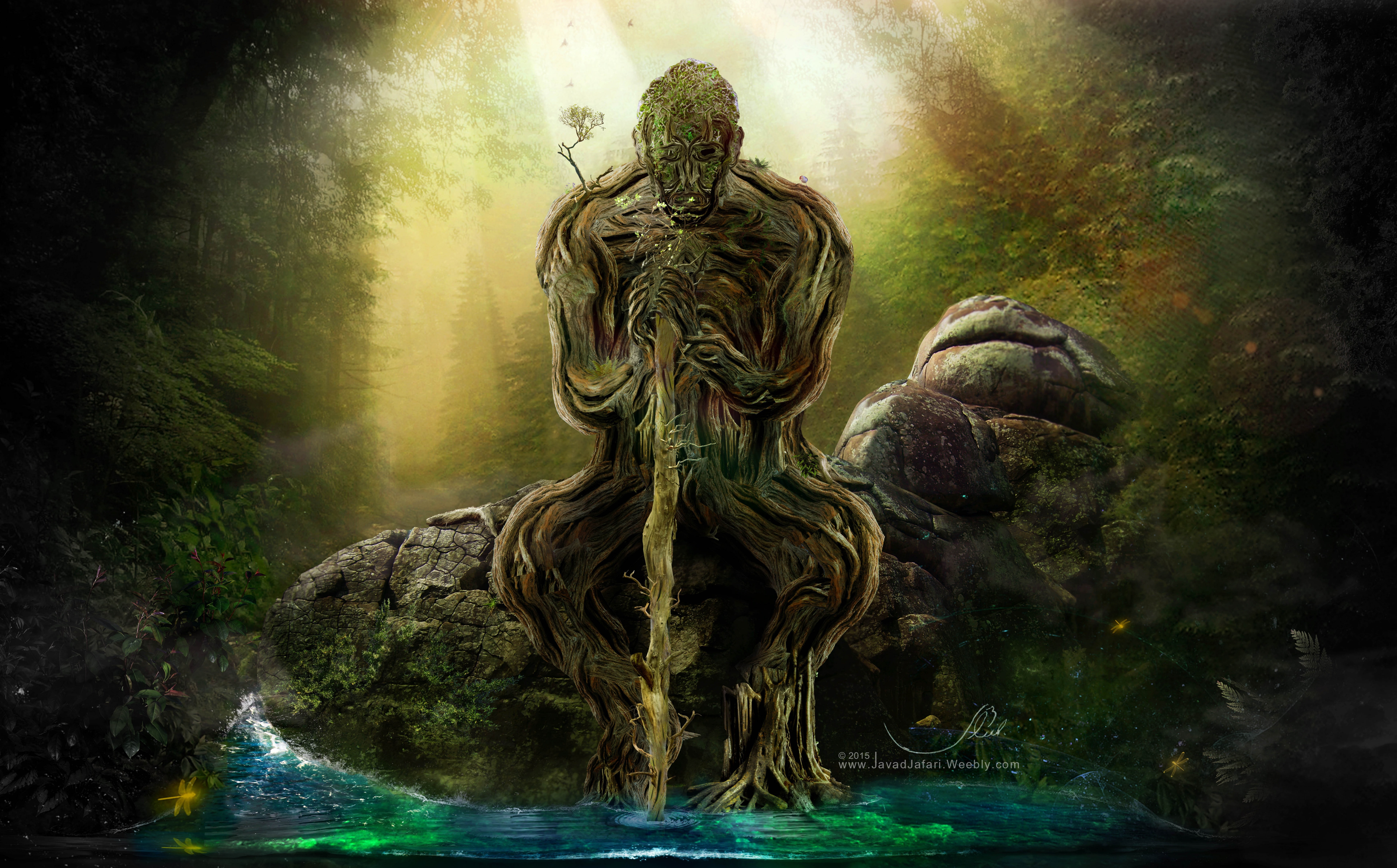 The Old Tree HD Wallpaper, male profile game wallpaper, Artistic