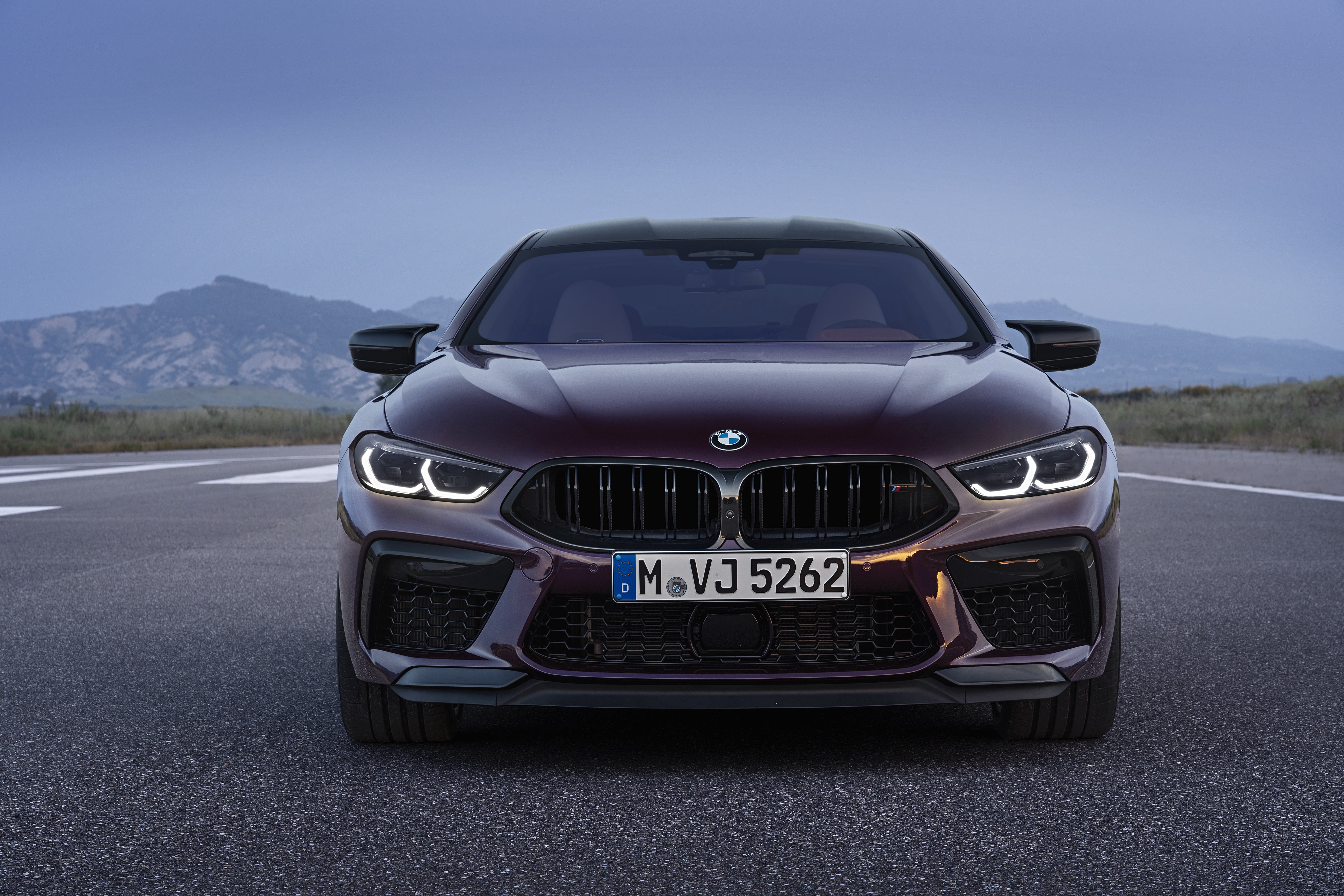 coupe, BMW, front view, 2019, M8, the four-door, M8 Gran Coupe