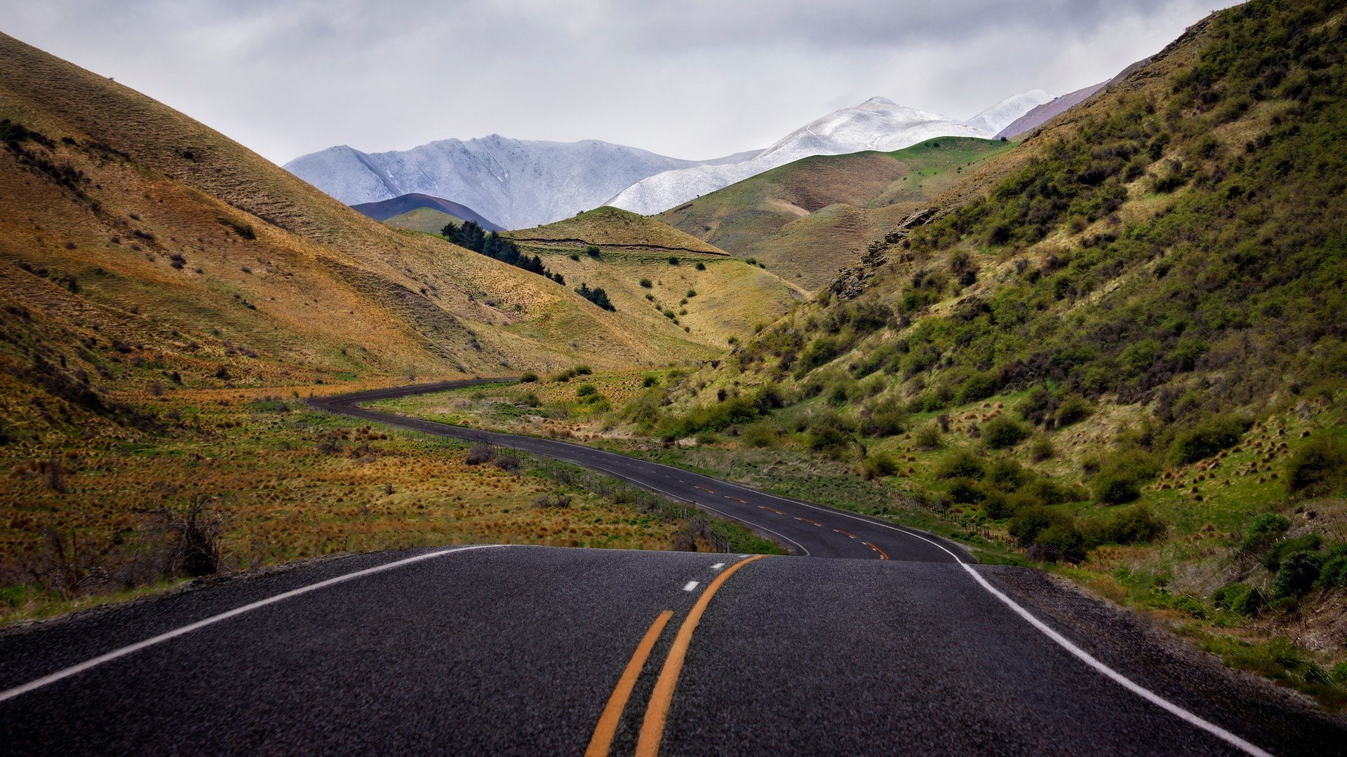 road, mountain, transportation, environment, direction, landscape