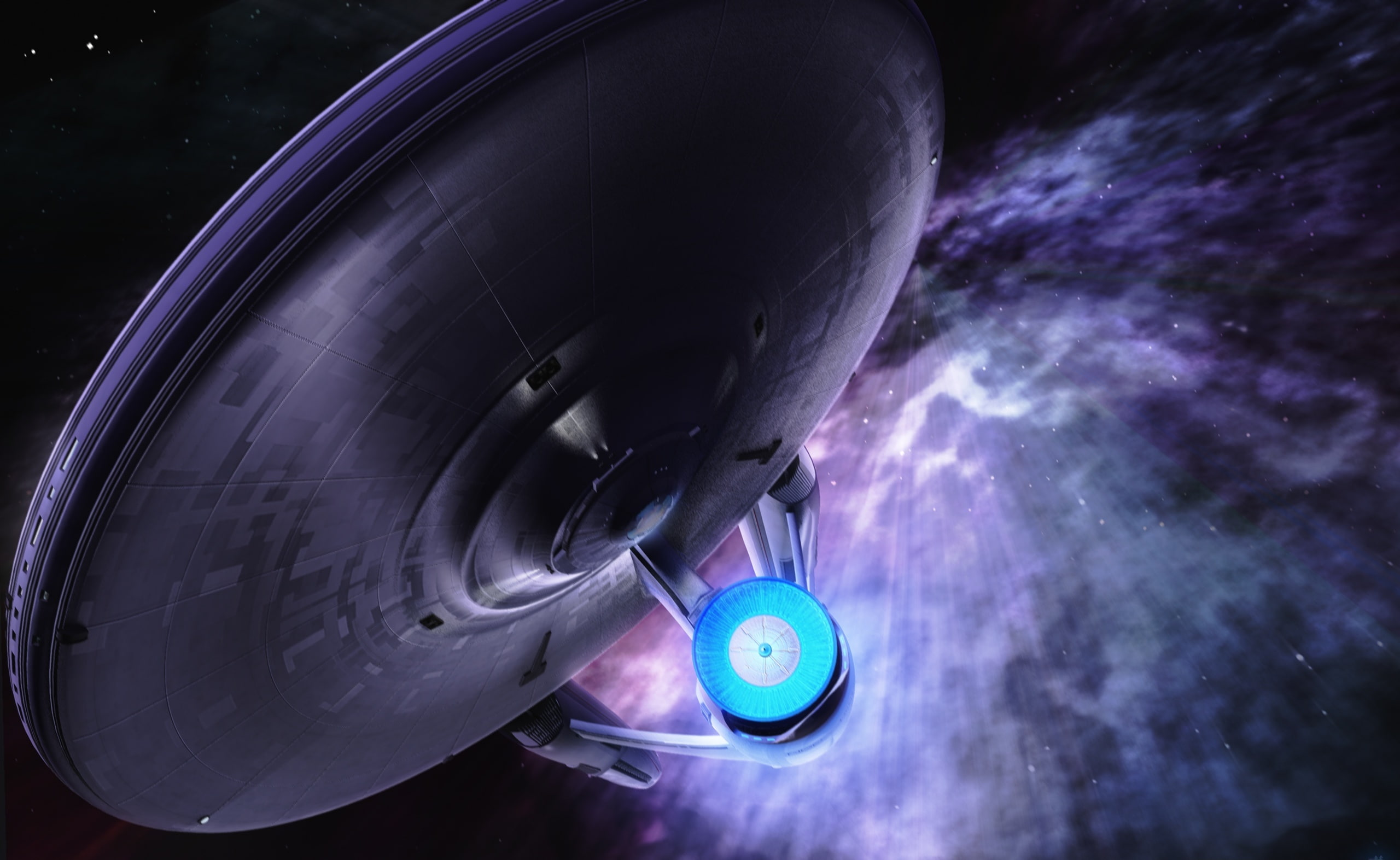 Star Trek Ship, gray USS Enterprise digital art, Movies, technology