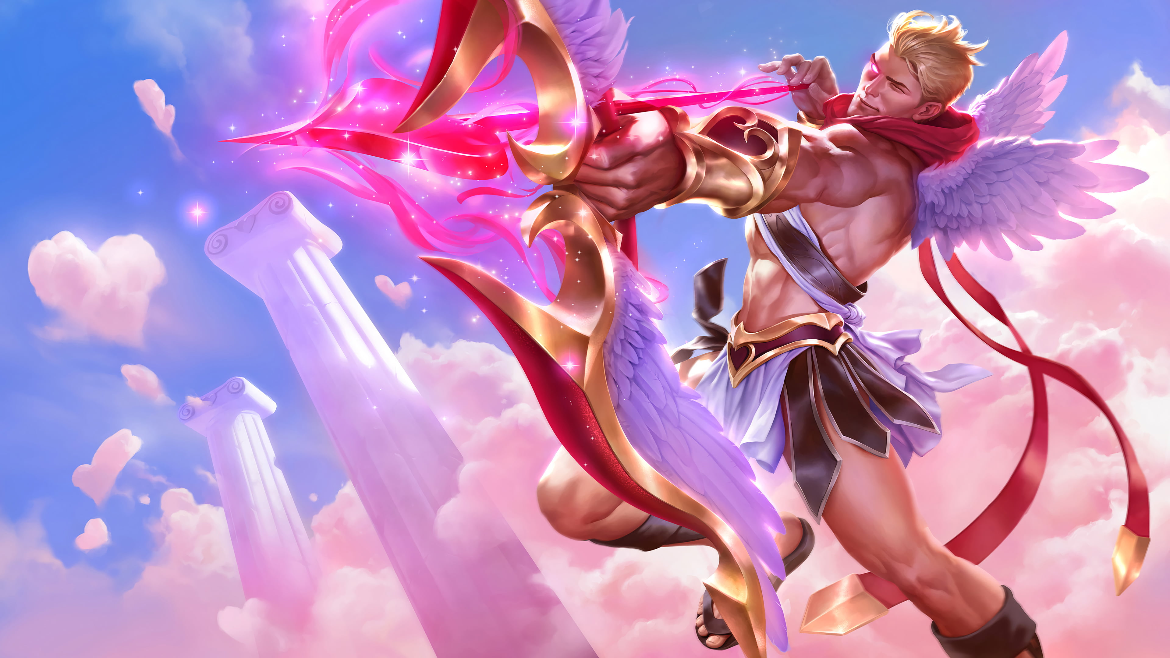 Heartseeker Varus Quin Love Arrow Heart Video Game League Of Legends Skin Hd Wallpaper For Mobile Phones Tablet And Pc 3840×2160