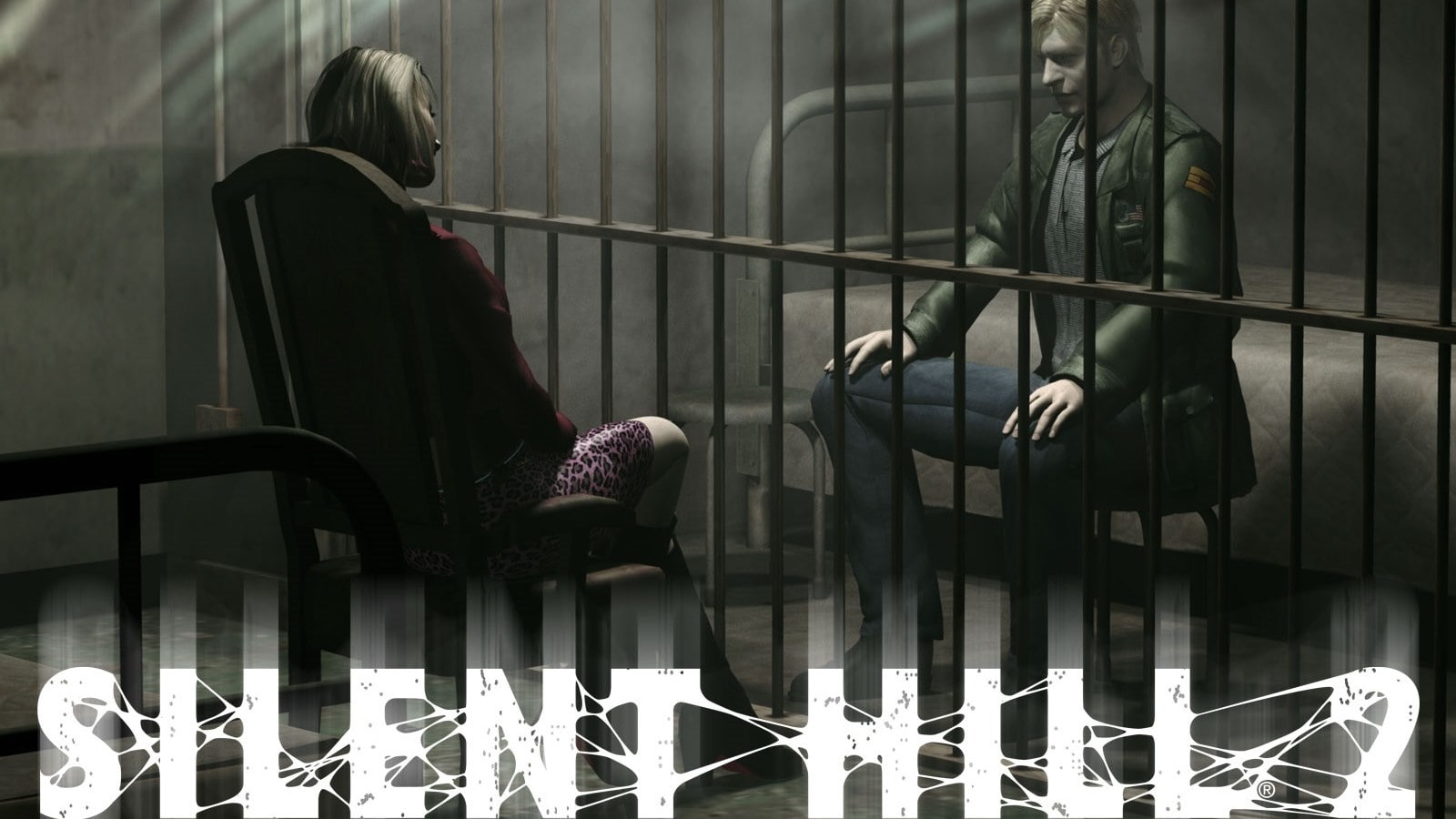 silent hill 2, sitting, adult, railing, real people, women