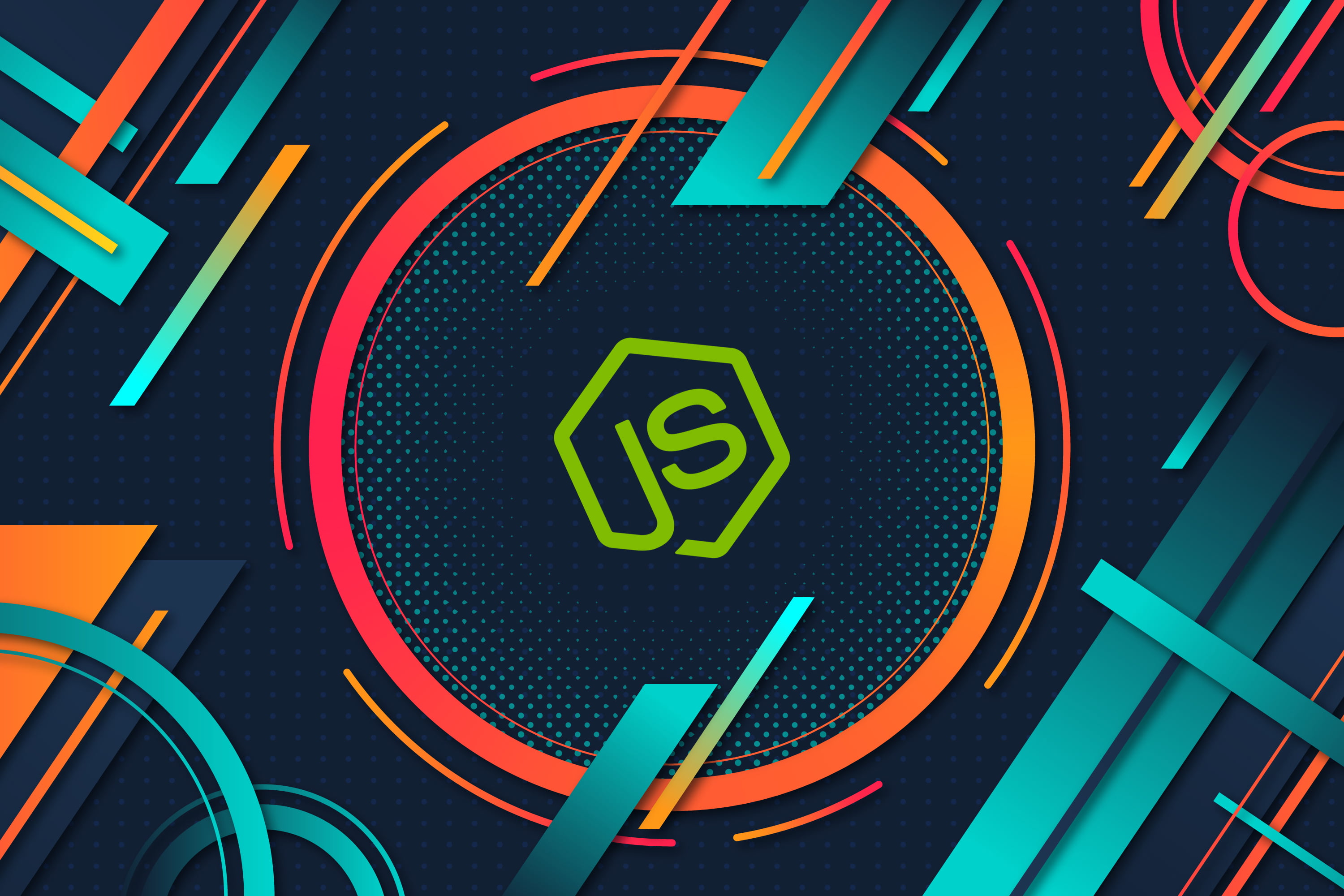 JavaScript, vector, technology, abstract