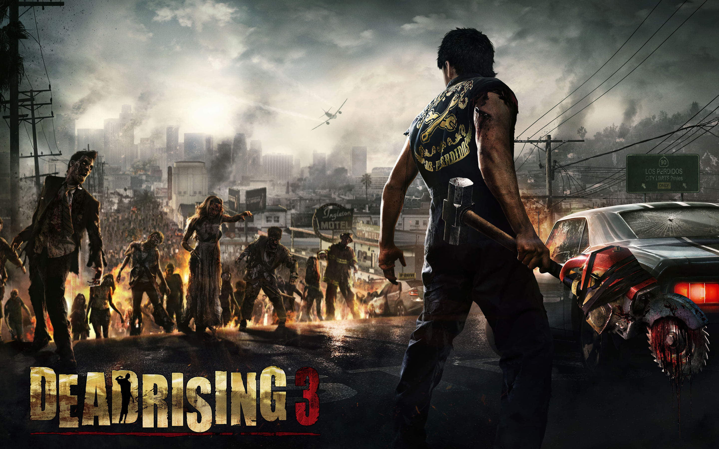 Dead Rising 3 game cover, capcom game studios vancouver, fire - Natural Phenomenon