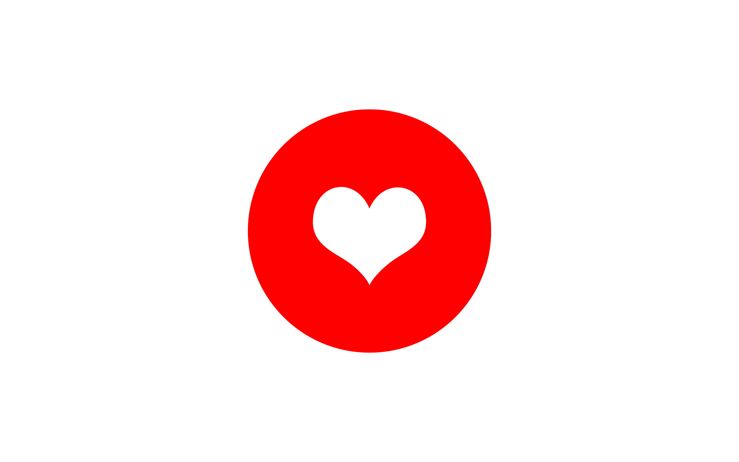 Japan, flag, heart, colorful, minimalism, simple background