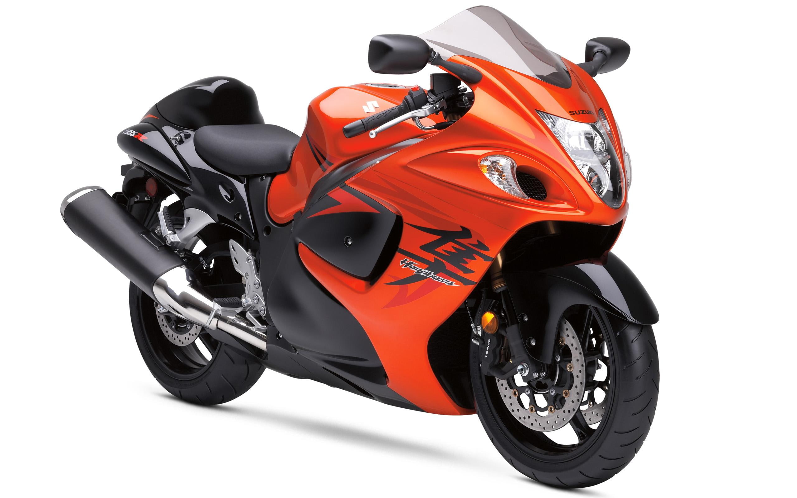 Suzuki Hayabusa Orange Bike, bikes and motorcycles