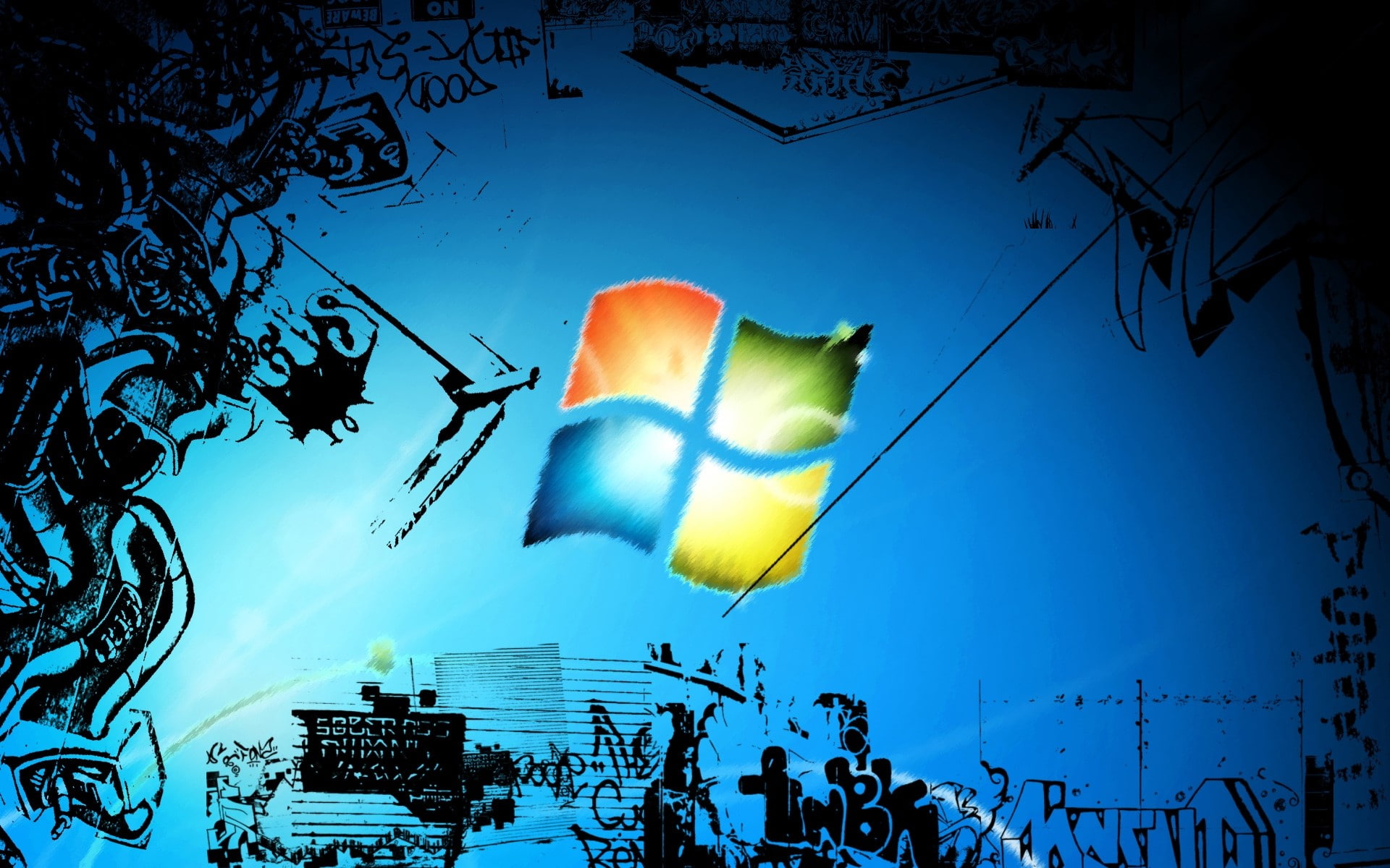 Windows, Vector, Background, Pattern, Logo, sky, blue, nature