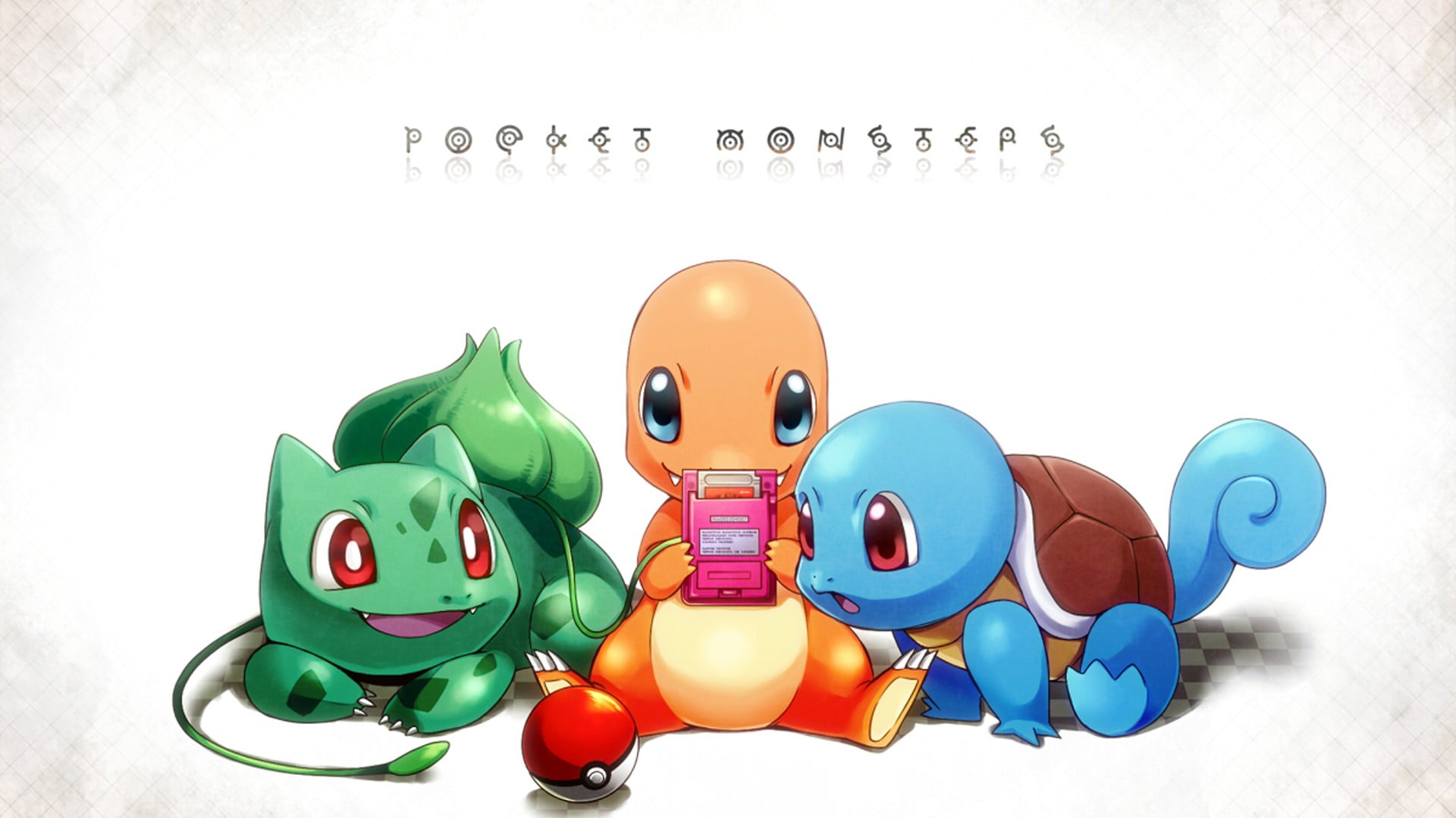 Pokemon character digital wallpaper, Pokémon, Squirtle, Bulbasaur