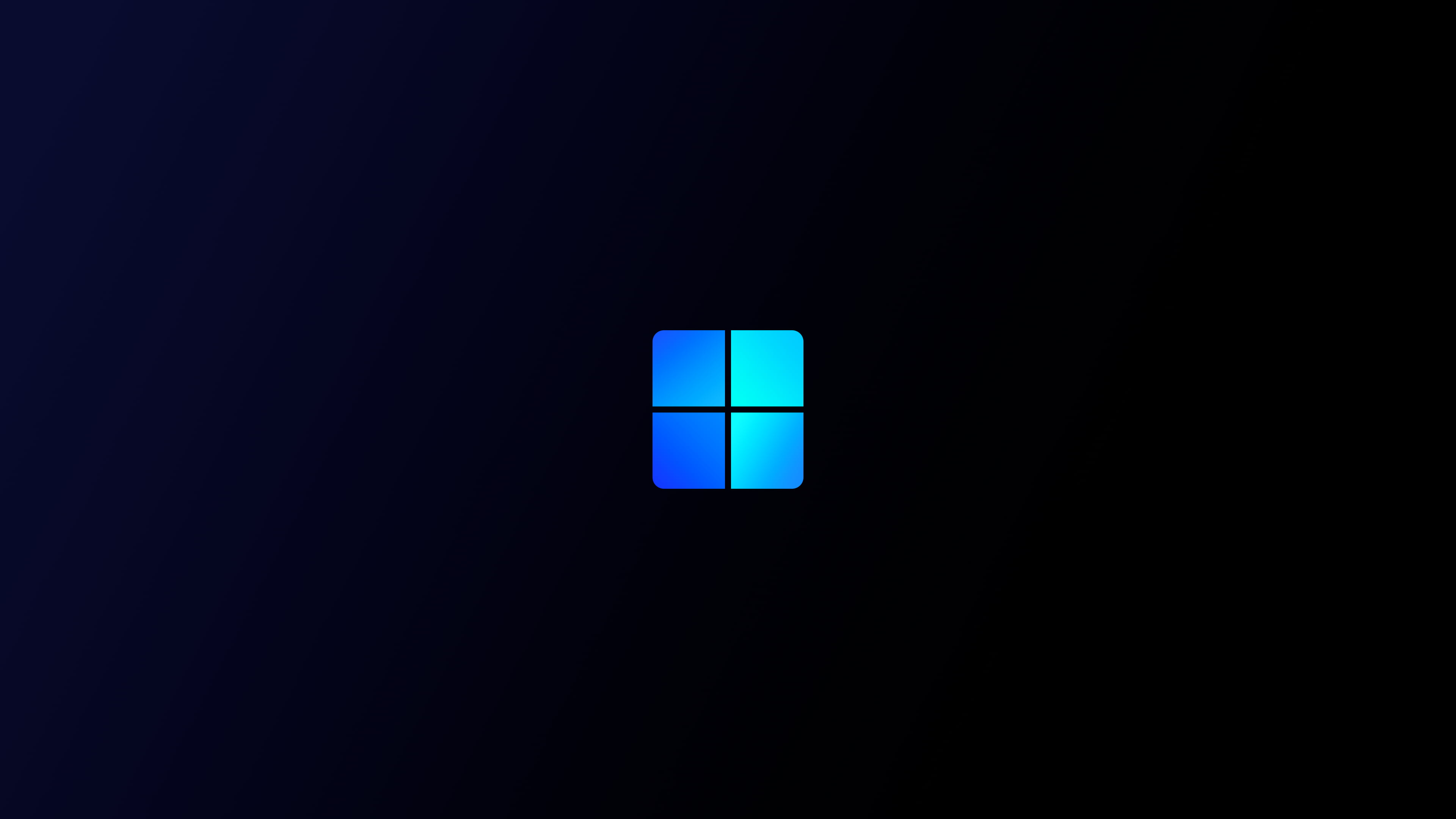 windows 11, Microsoft, windows logo, dark, gradient