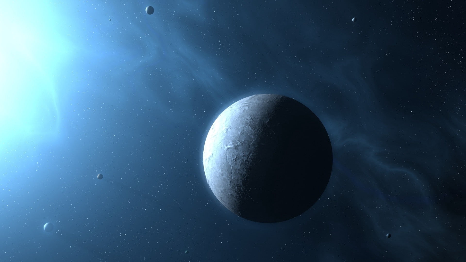 planet, dark, ball