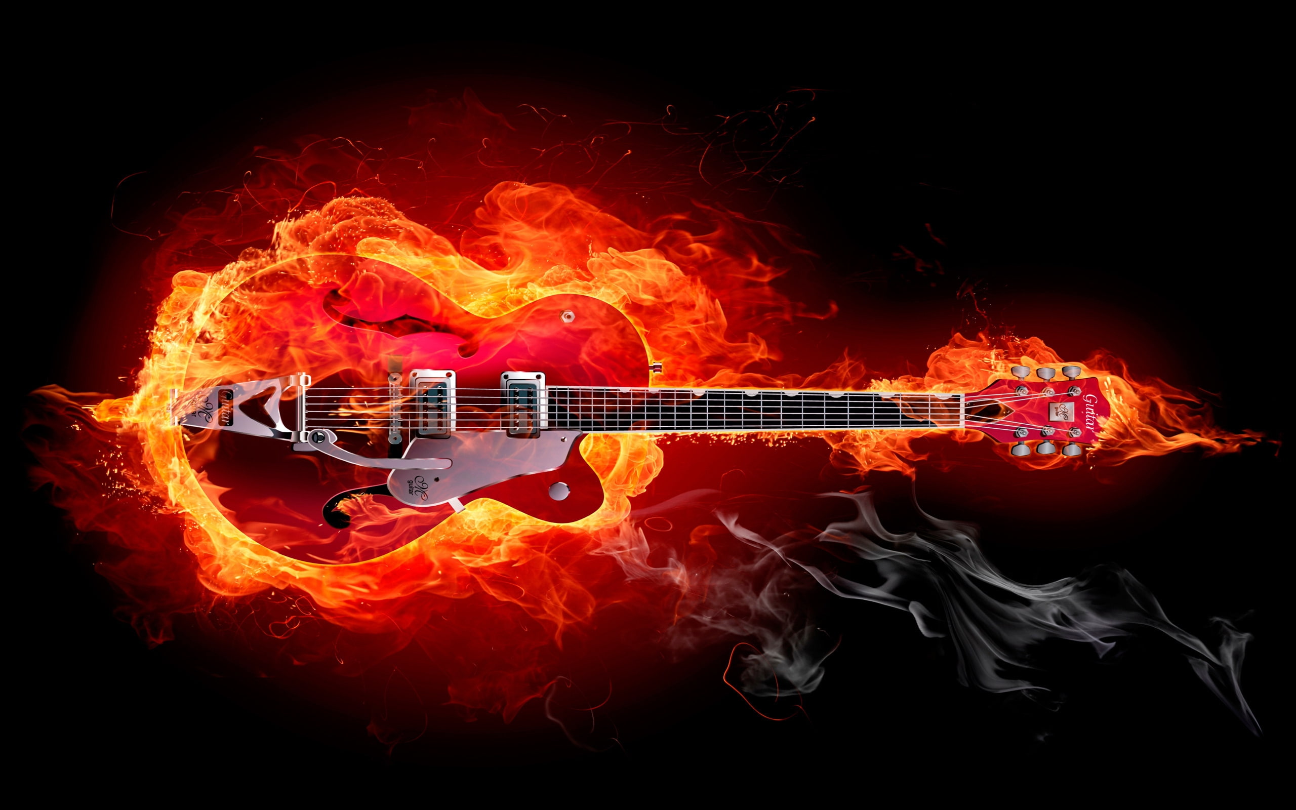 Fire Guitar