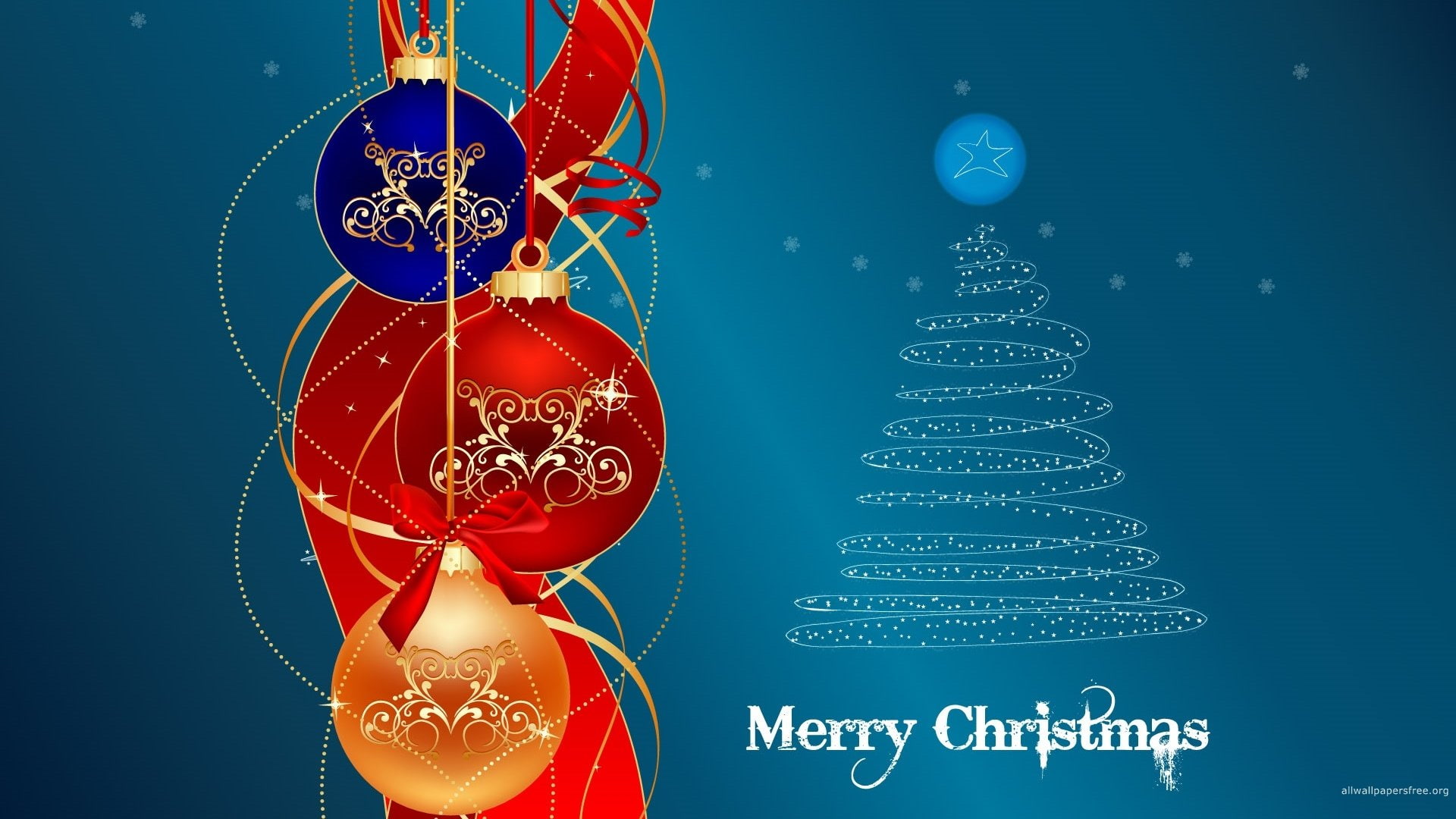 1920x1080 px Beautiful christmas gift holiday merry Santa snow tree winter Abstract Fantasy HD Art
