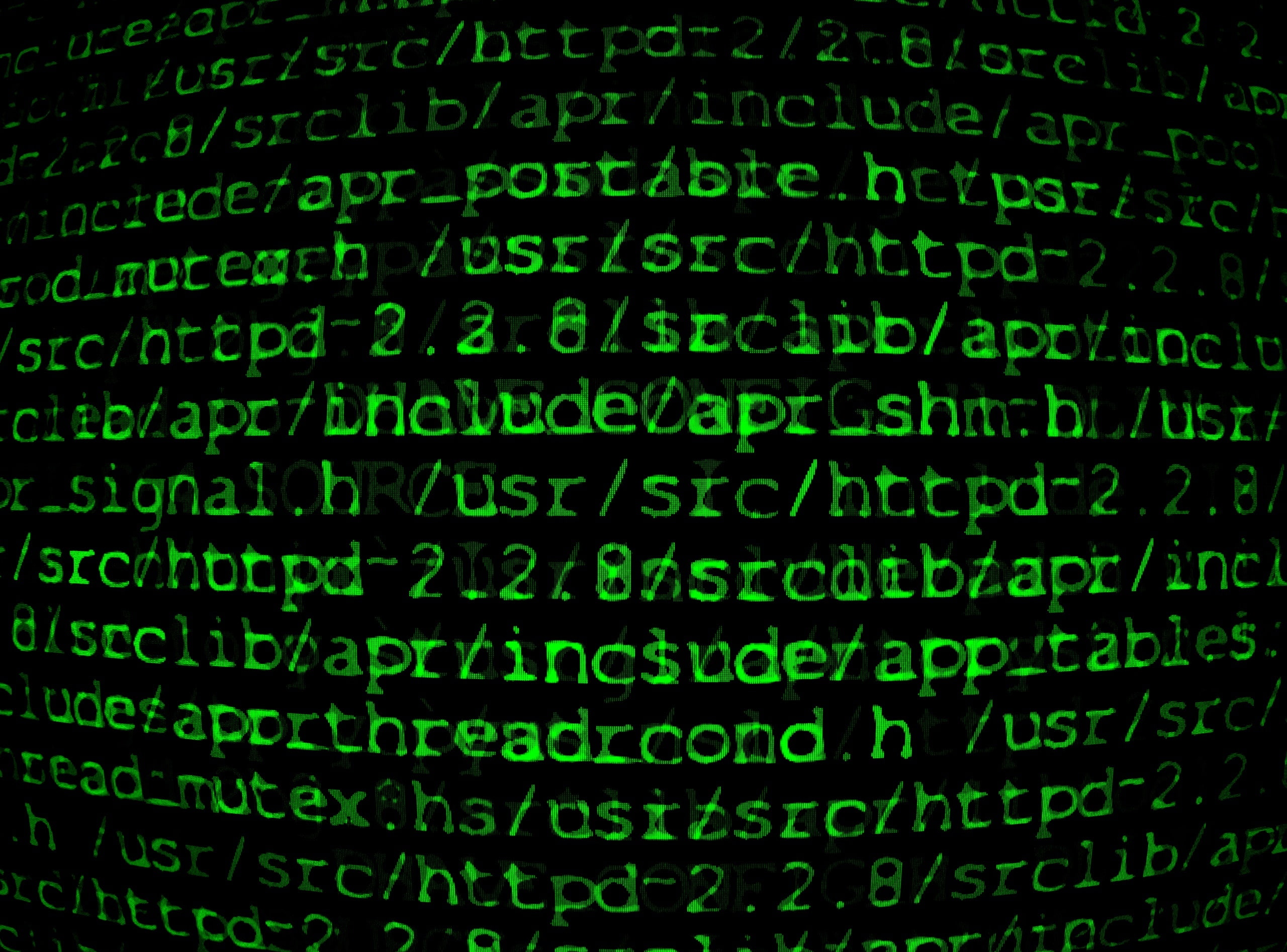 Apache Compile, computer codes wallpaper, Computers, Linux, green