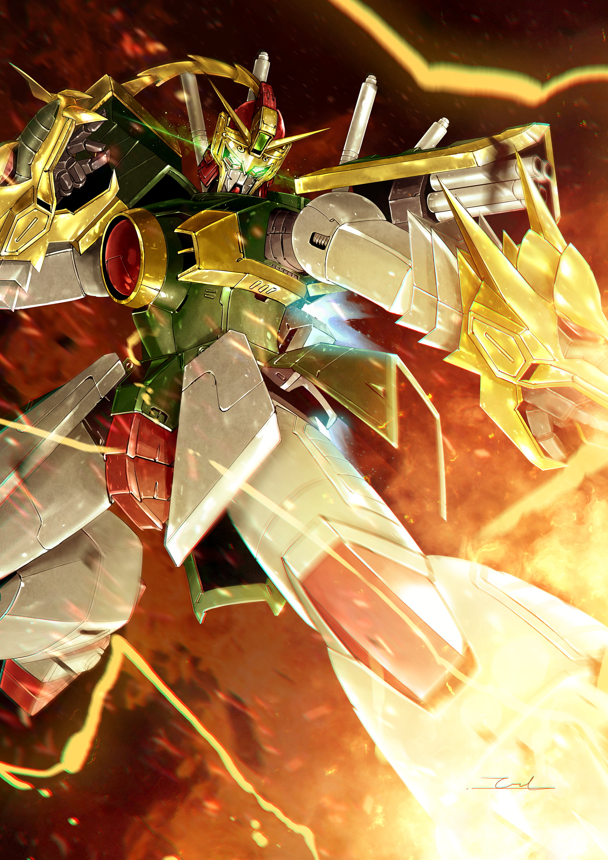 Dragon Gundam, anime, mechs, Super Robot Taisen, Mobile Fighter G Gundam