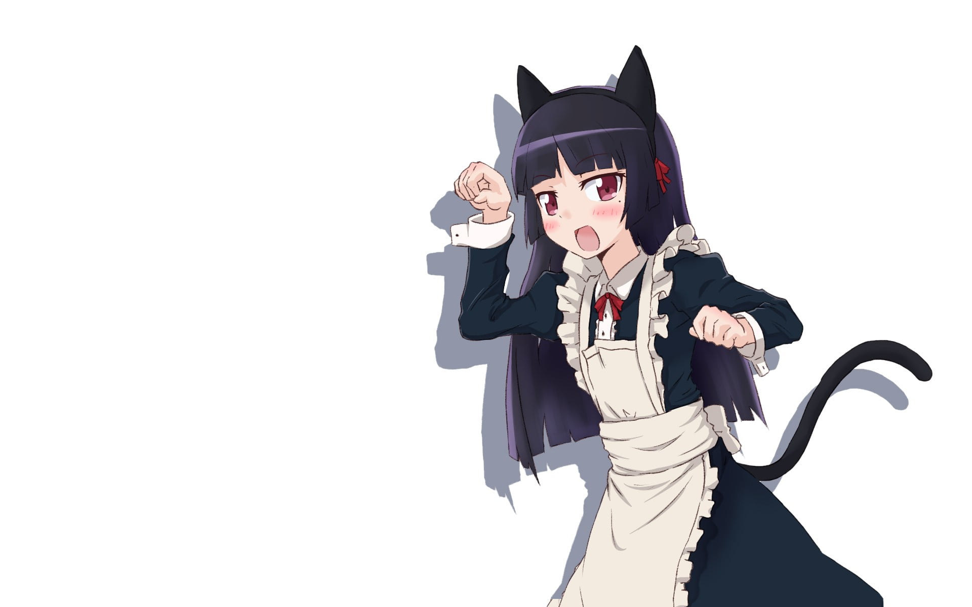 black haired female anime character digital wallpaper, Ore no Imouto ga Konnani Kawaii Wake ga Nai