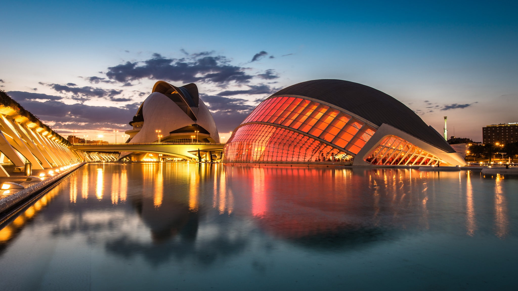 Buildings, City Of Arts And Sciences, Hemispheric, Spain, Valencia