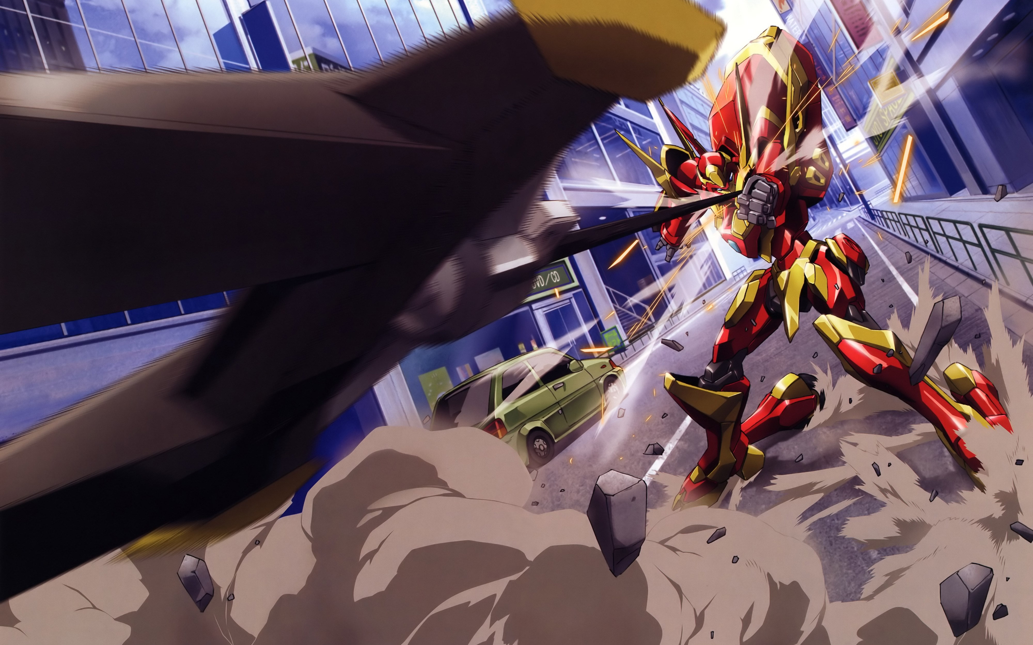 code geass, sunlight, shadow, day, nature, high angle view