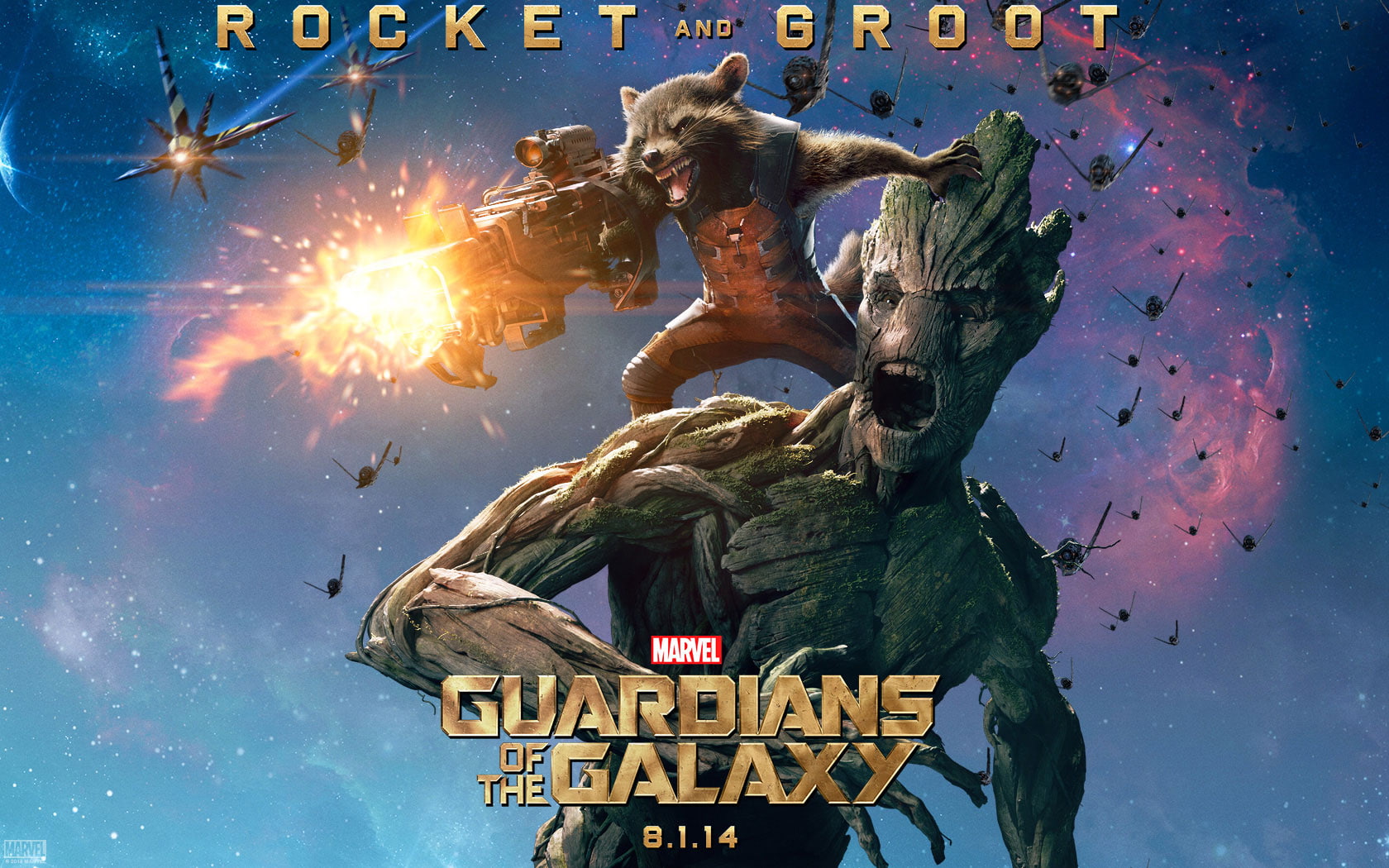 Groot, Rocket Raccoon, Guardians Of The Galaxy, Movies