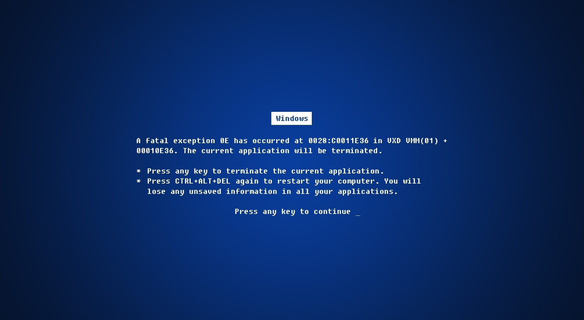 Text Error Microsoft Windows, Funny