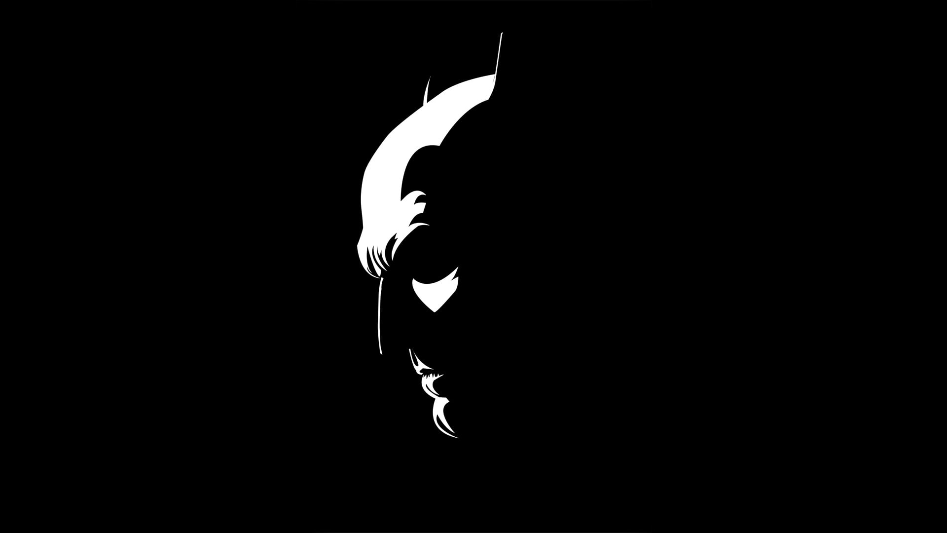 Free download | HD wallpaper: batman, black and white, monochrome, hd