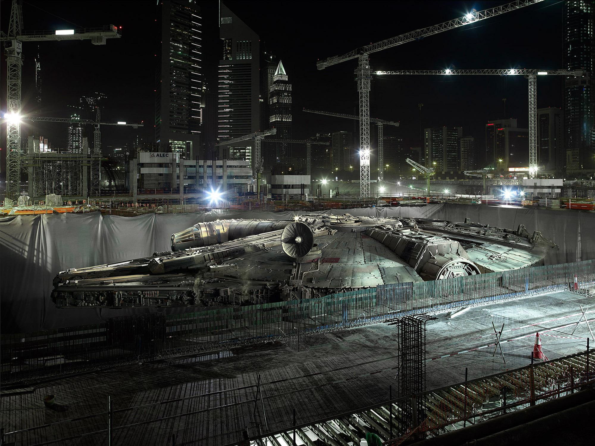 Millennium Falcon Hiding In Dubai, interesting, millenium, space