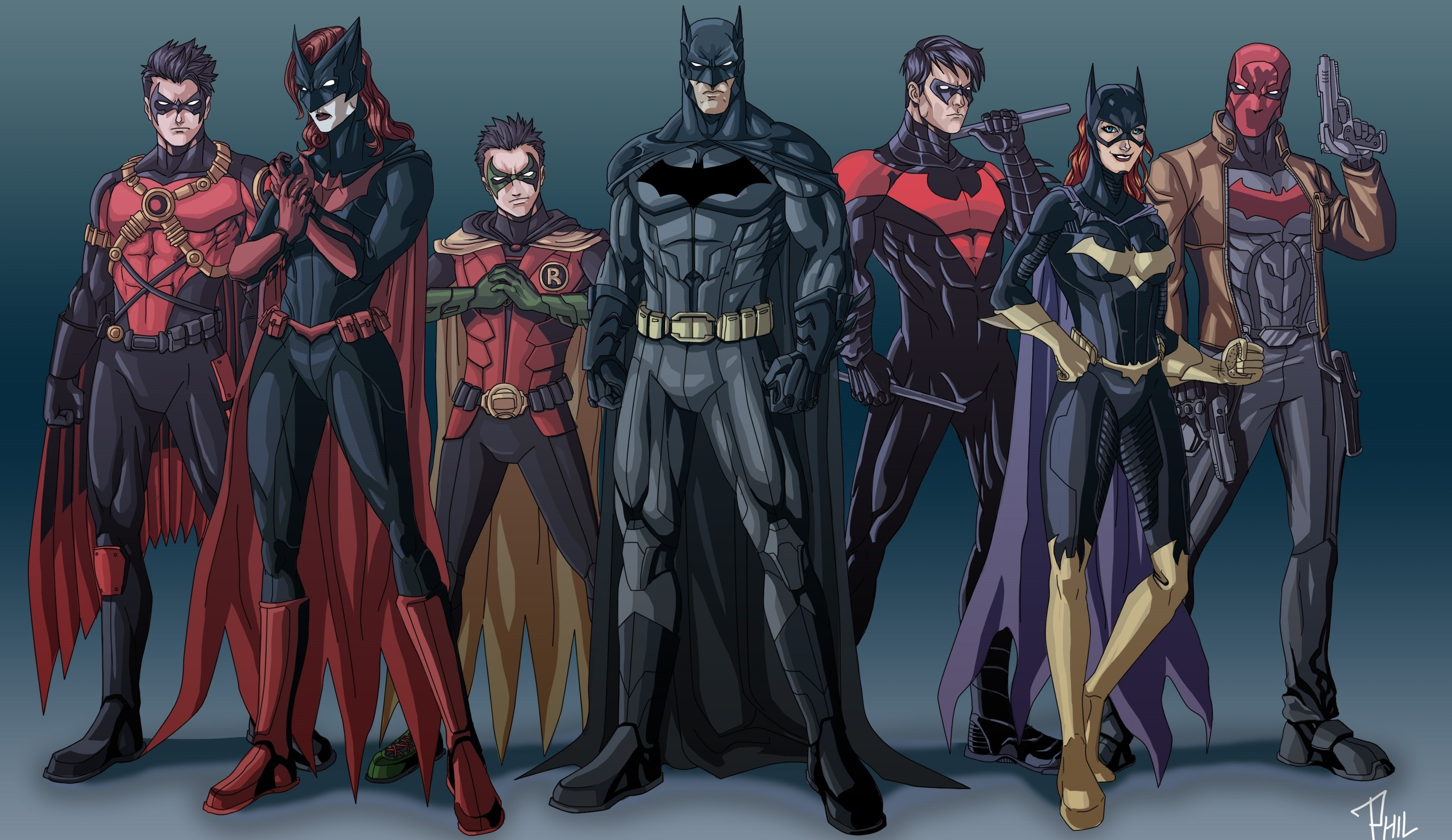 Batgirl, Nightwing, Batwoman, DC Comics, Robin (character)