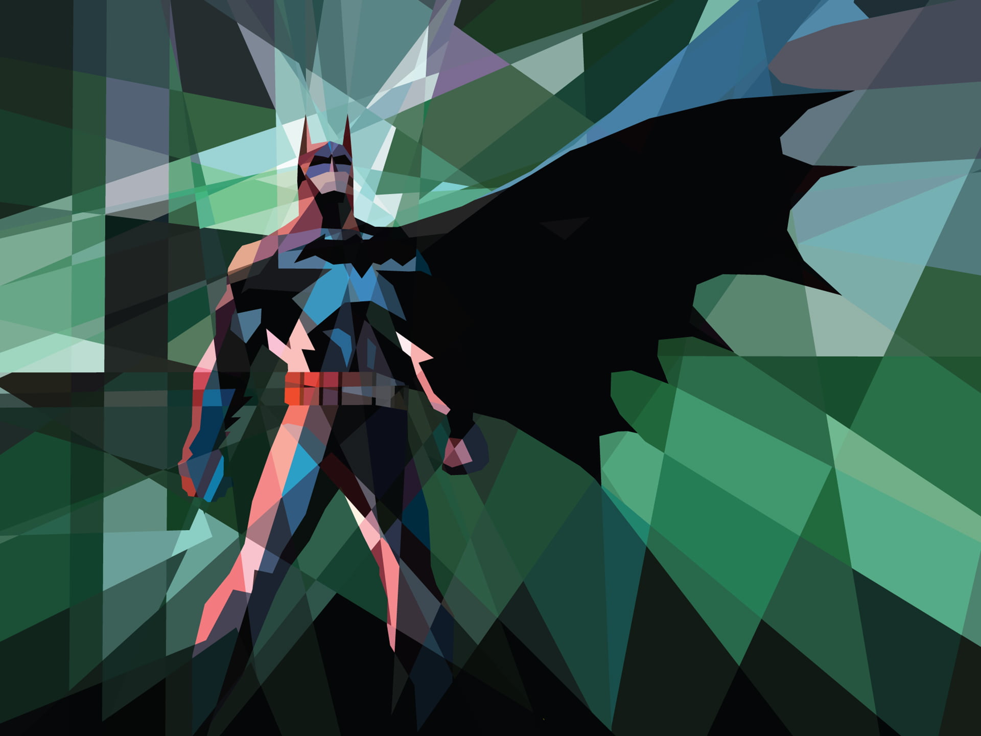 Batman wallpaper, artwork, illustration, vector, backgrounds