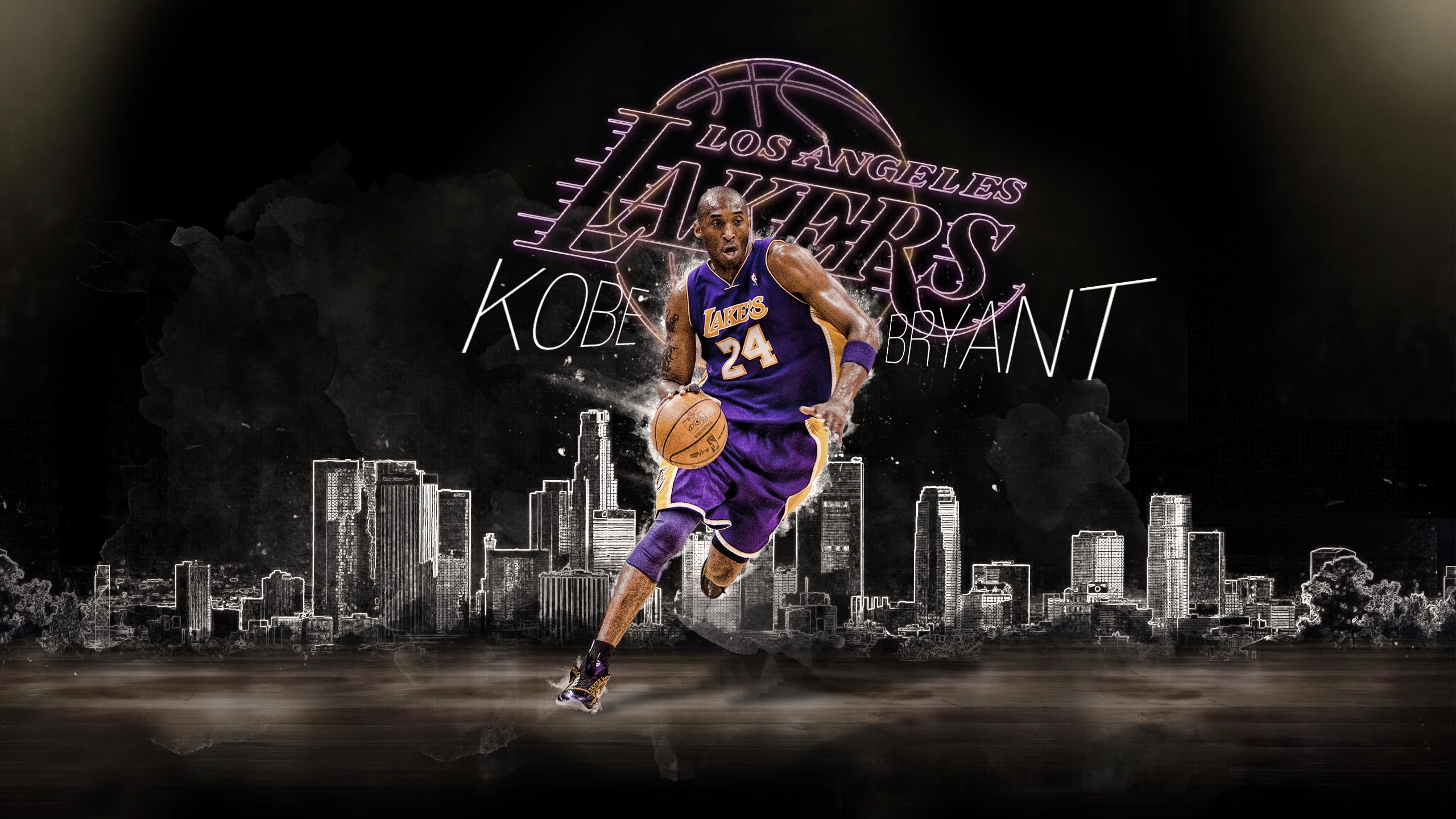 The ball, Basketball, Los Angeles, NBA, Lakers, Kobe Bryant