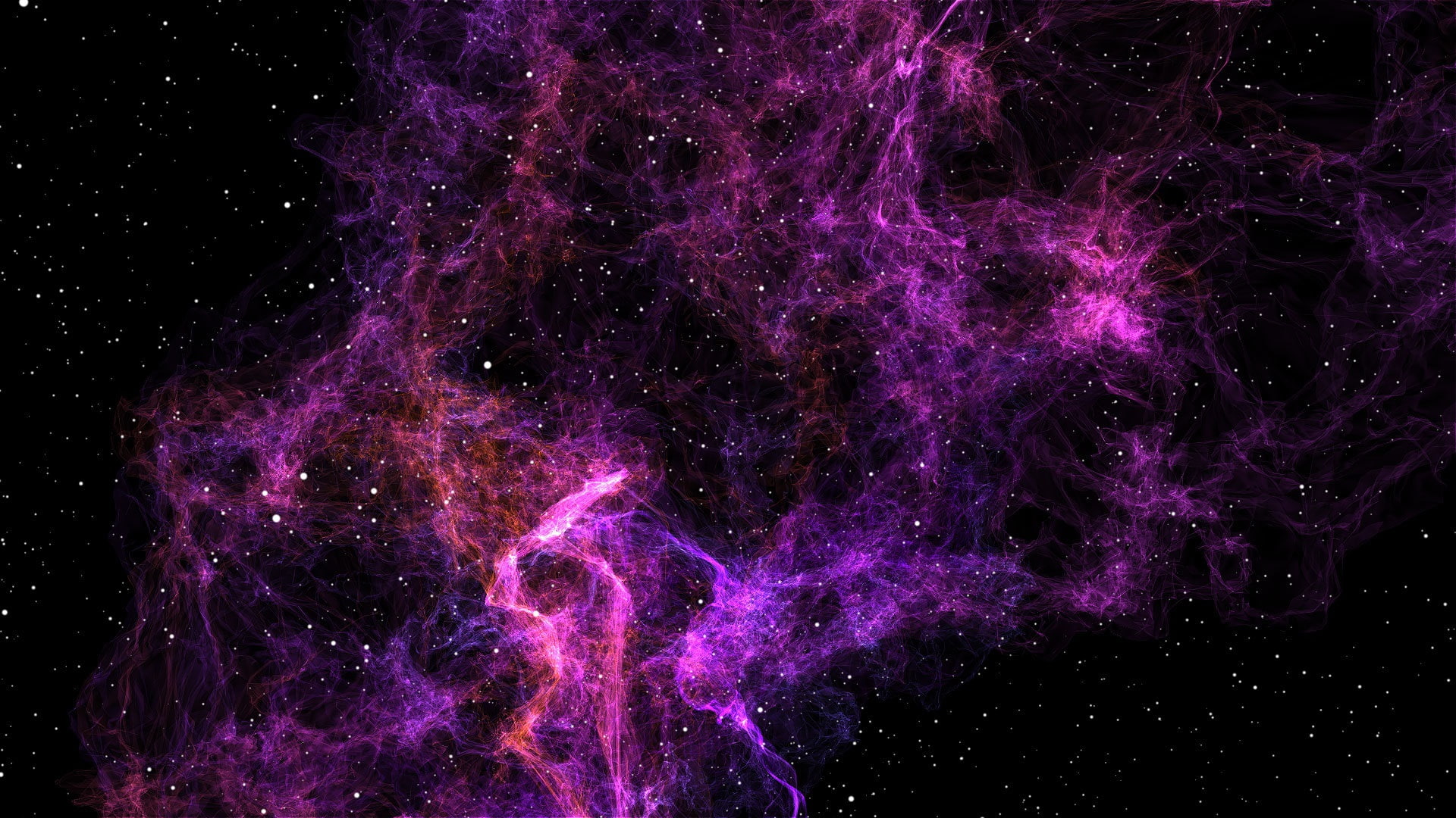 Beautiful space, stars, universe, purple style, purple nebula