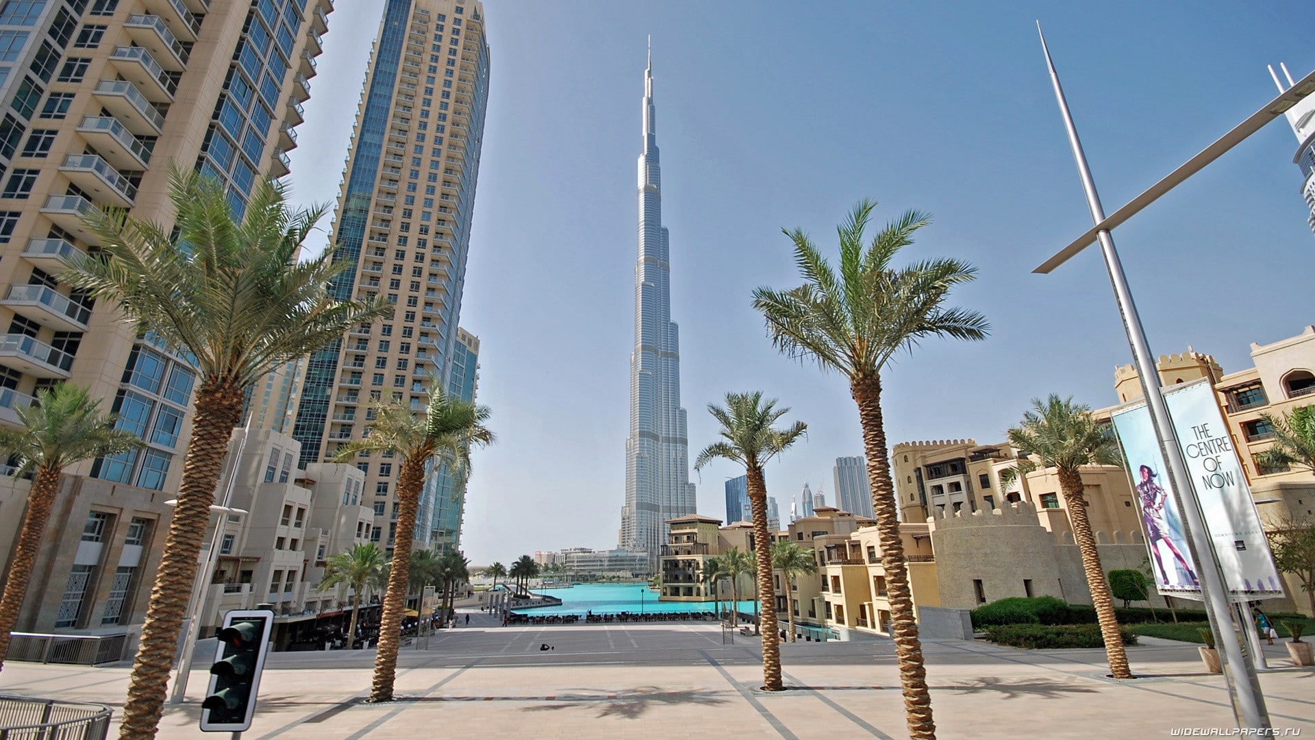 Dubai Burj Dubai Buildings Skyscrapers Palm Tree HD, cityscape