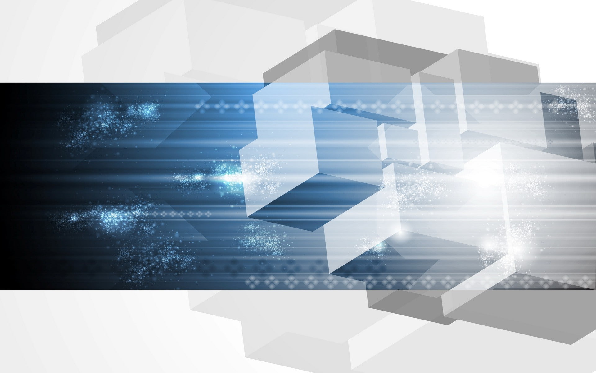 pattern cube, blue, abstract, technology, internet, digital composite