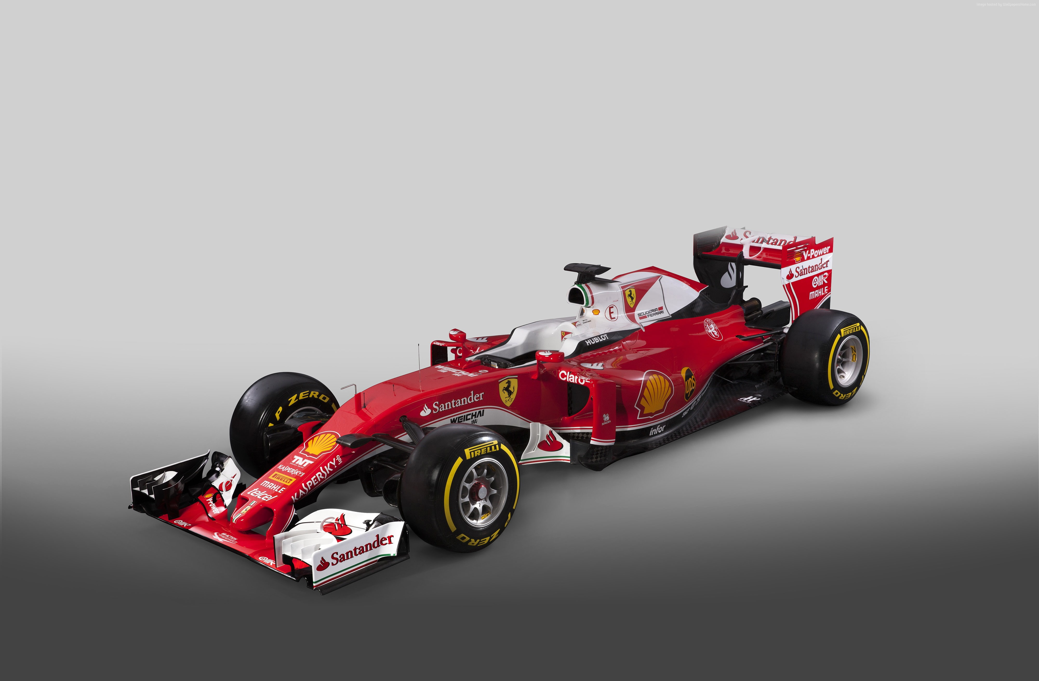 red, F1, Ferrari SF16-H, Formula 1