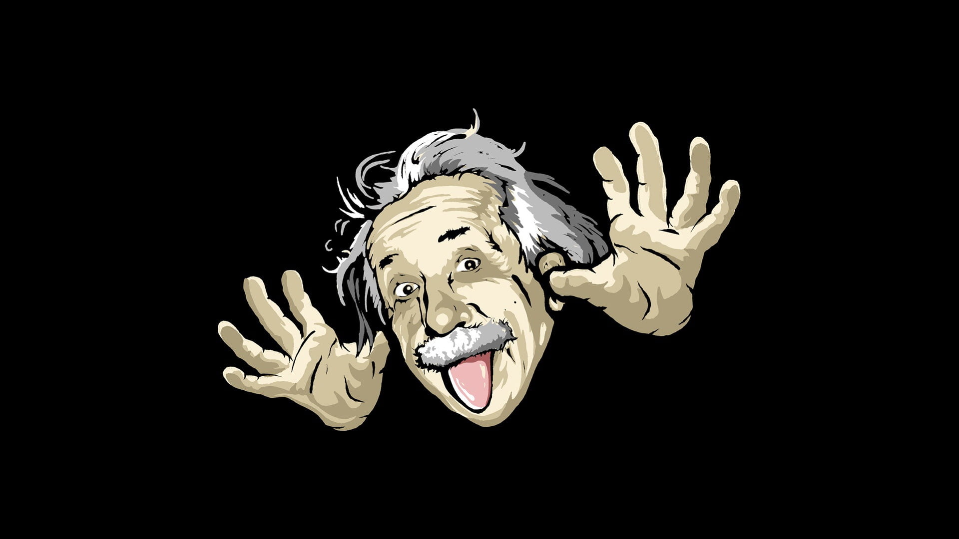 Albert Einstein clip art, humor, cartoon, illustration, people