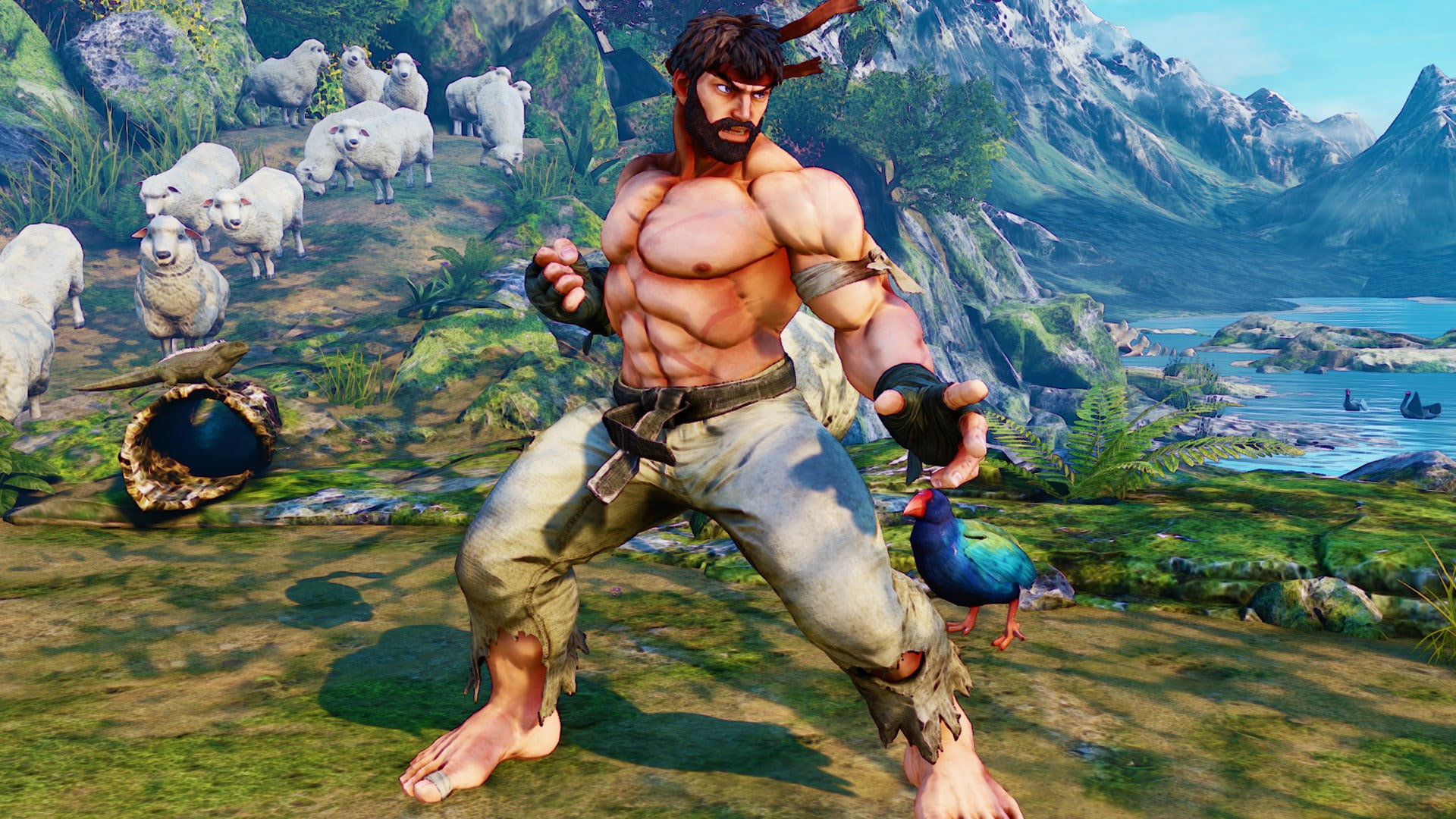 Free download | HD wallpaper: street fighter v, shirtless, nature ...