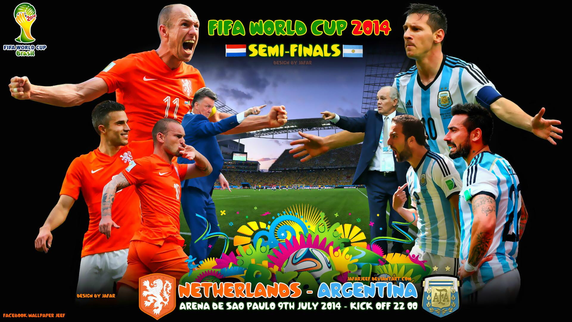 Netherlands - Argentina Semi-final World Cup 2014, fifa