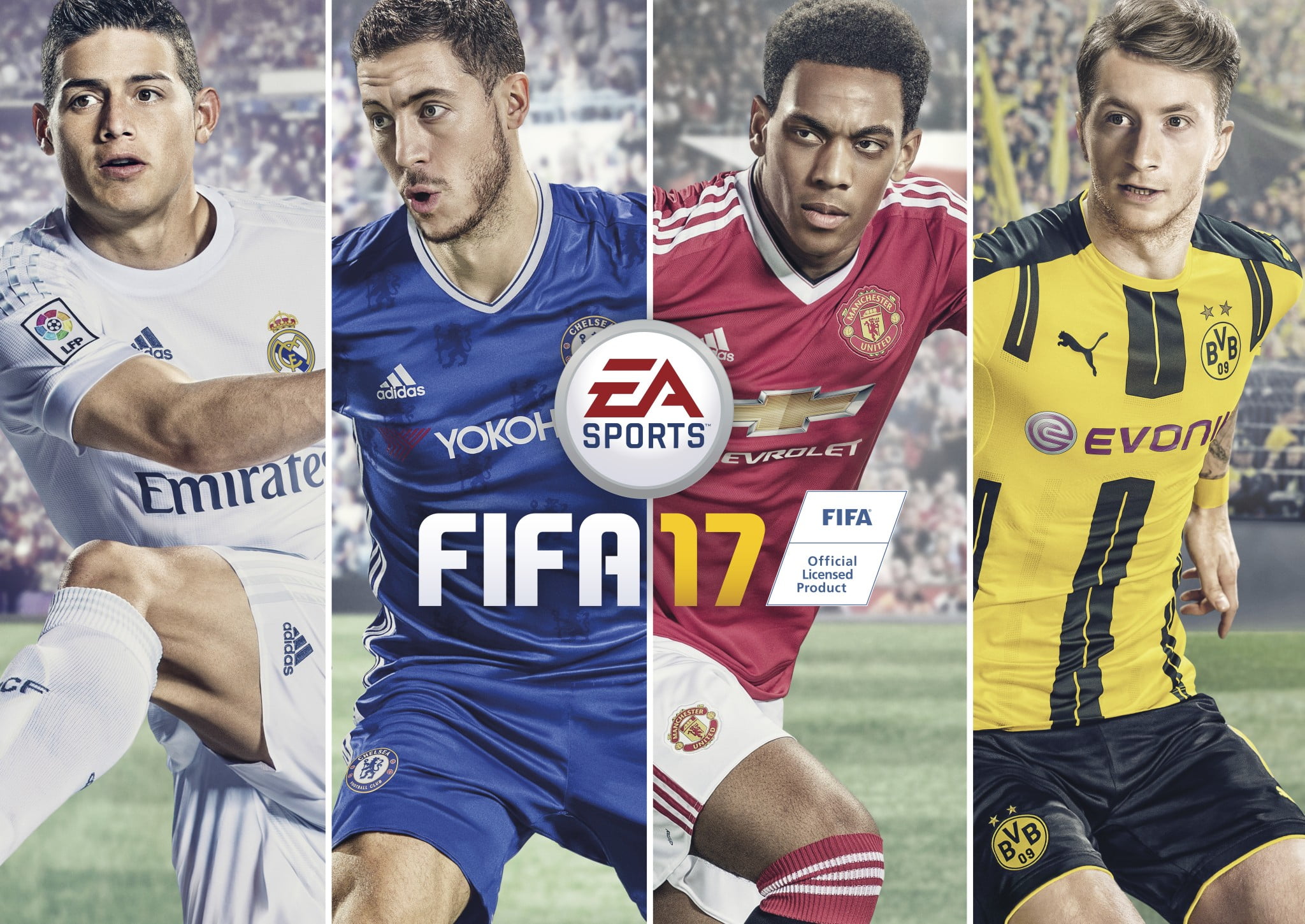 Fifa 17 game wallpaper, video games, sport, group of people, competition