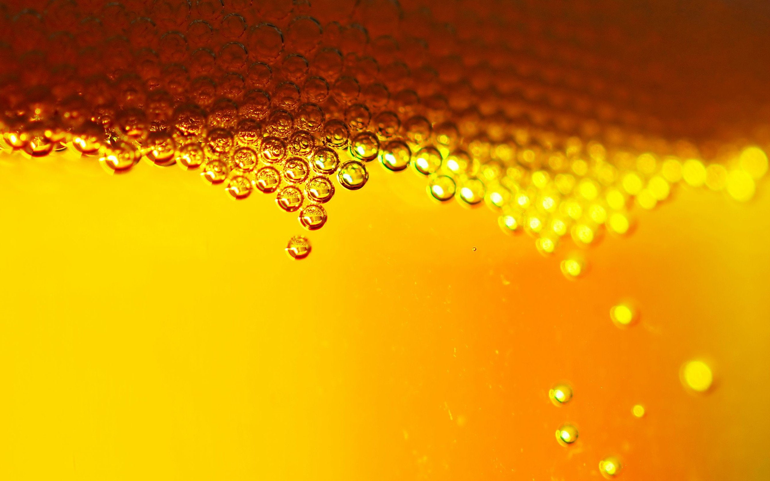beer bubbles