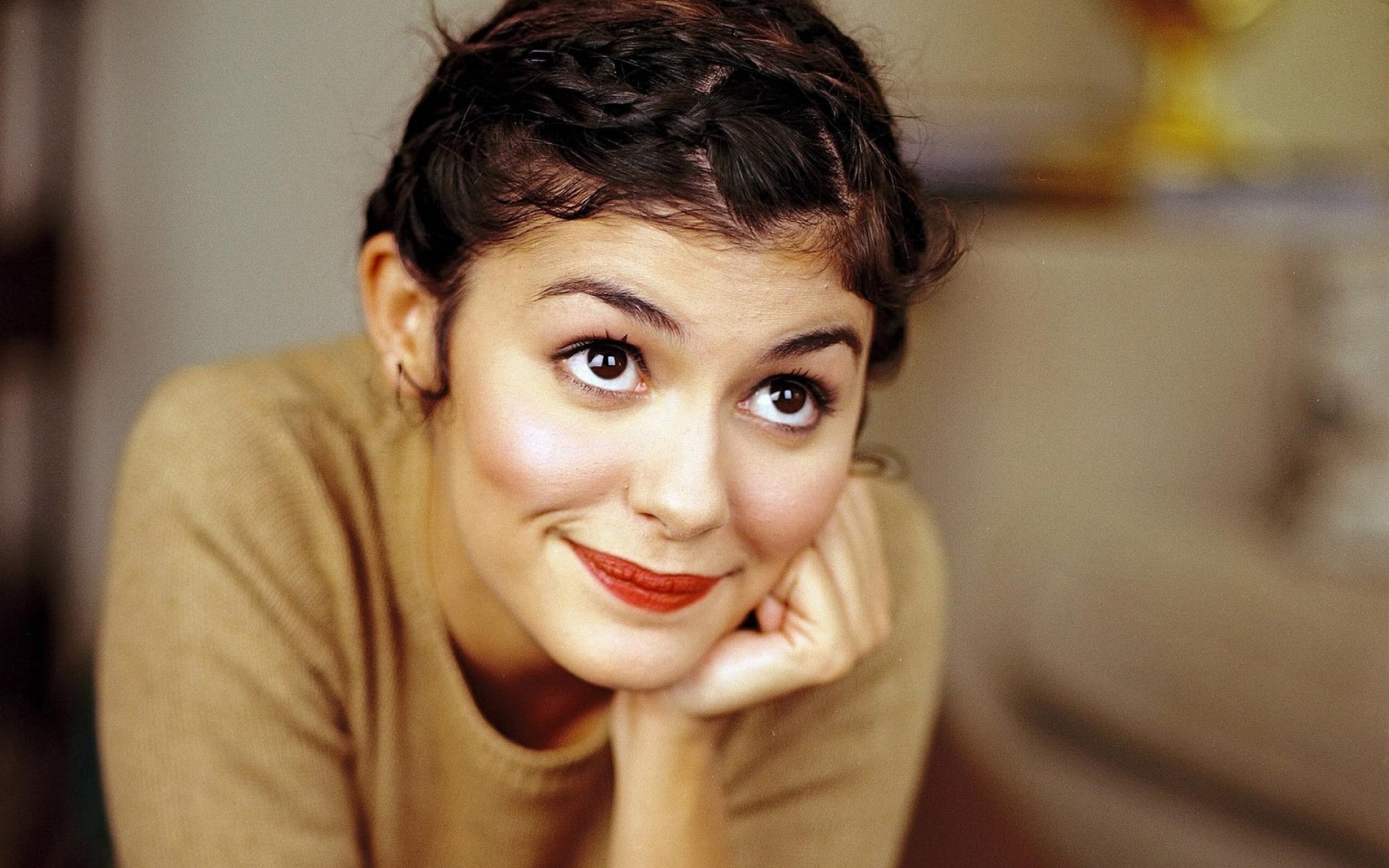 women, Audrey Tautou, actress, brunette