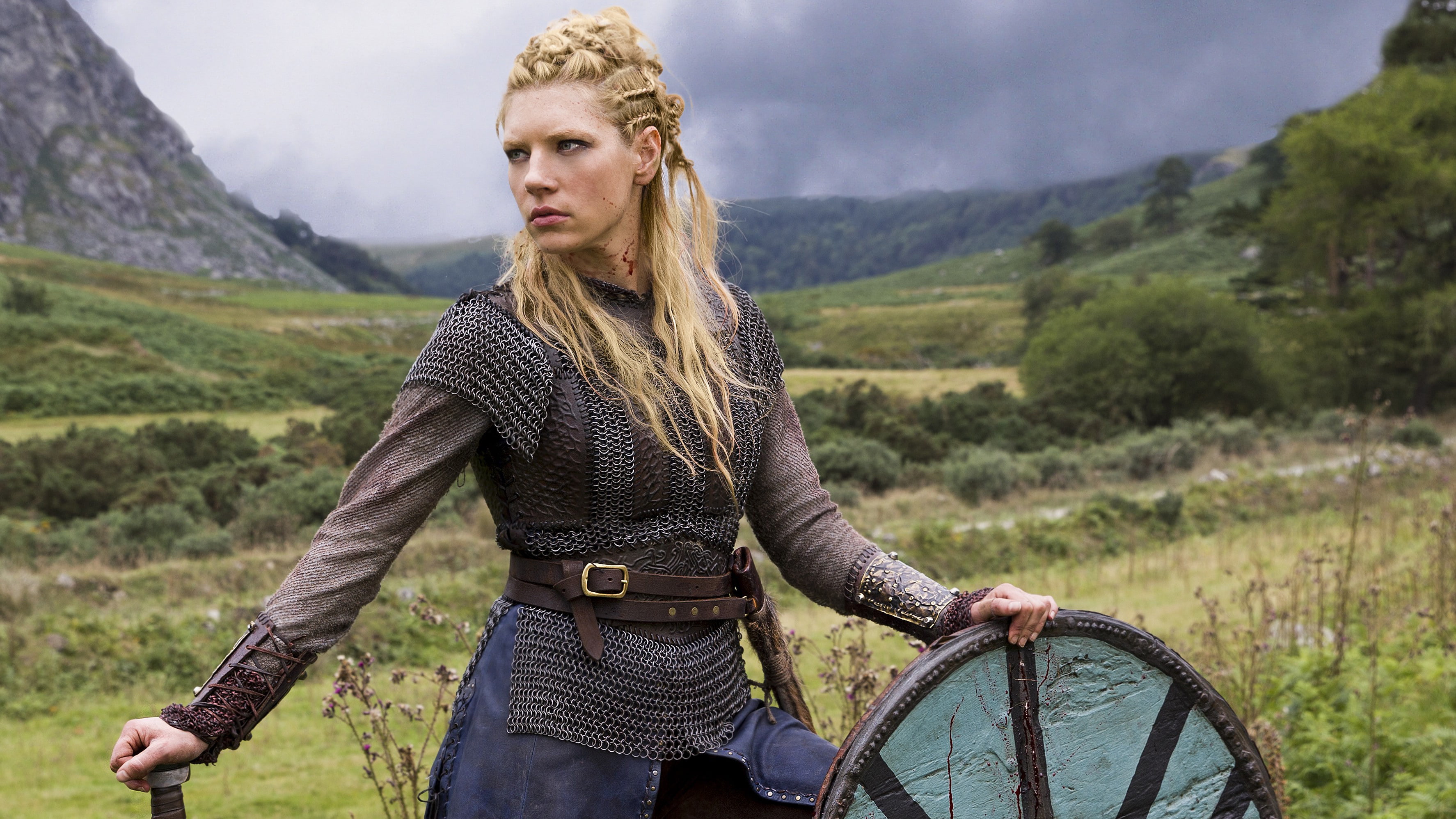 Free Download Hd Wallpaper Lagertha Katheryn Winnick Vikings Hd Wallpaper Flare 4117