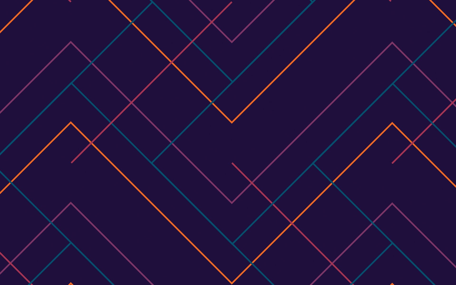 orange, purple, and blue digital wallpaper, abstract, pattern