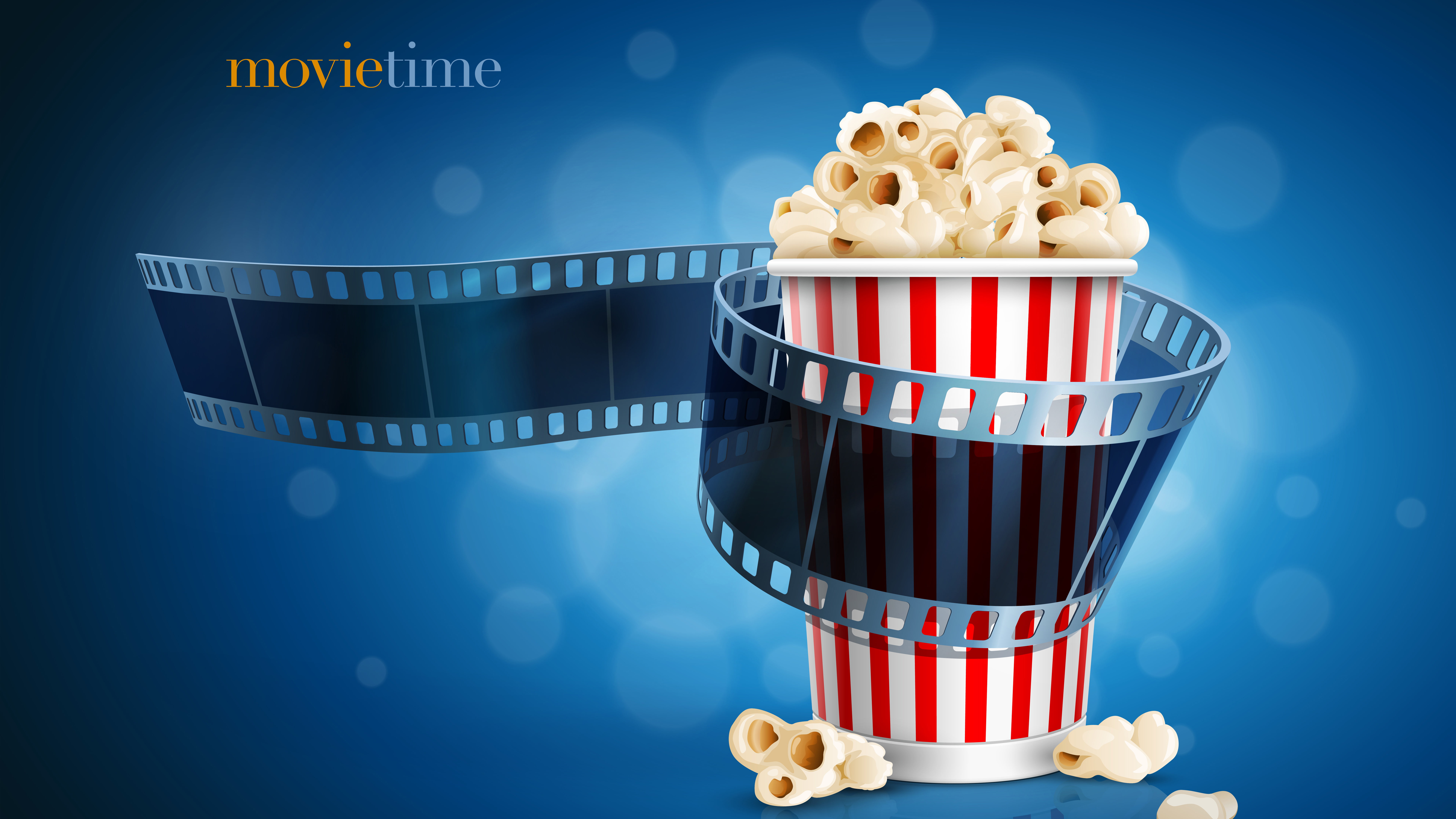 Movietime, Popcorn, Film, 4K, 8K