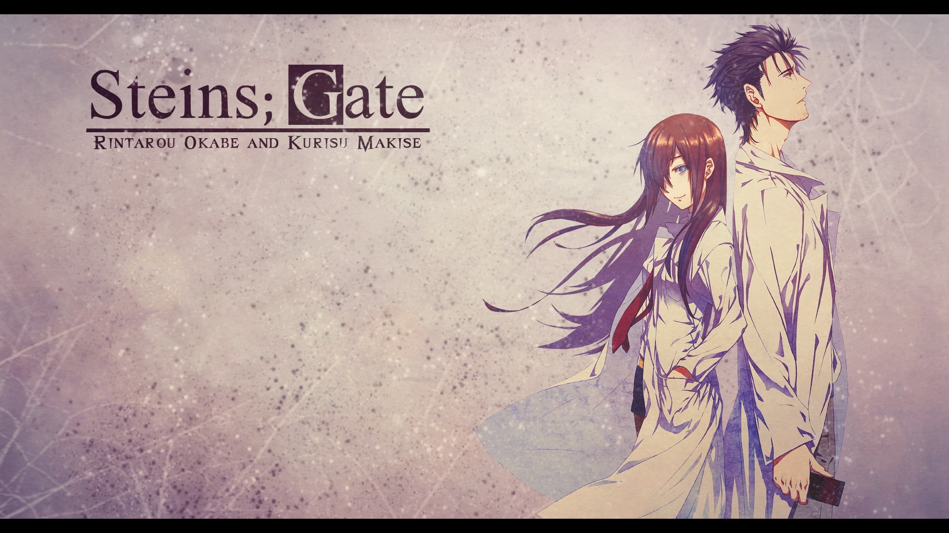 Steins Gate wallpaper illustration, Steins;Gate, one person, young adult