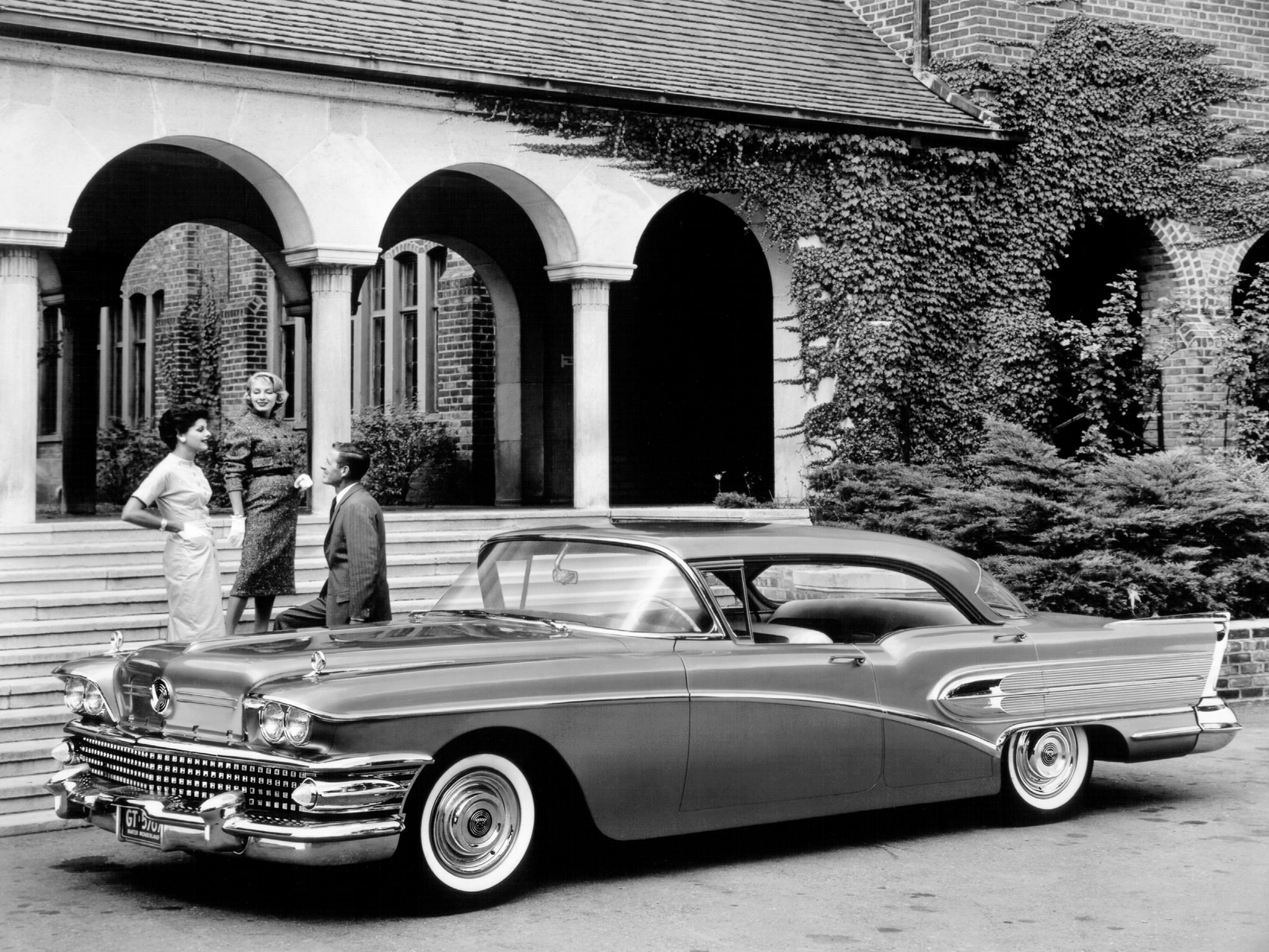 1958, 43 4439, buick, hardtop, retro, riviera, sedan, special