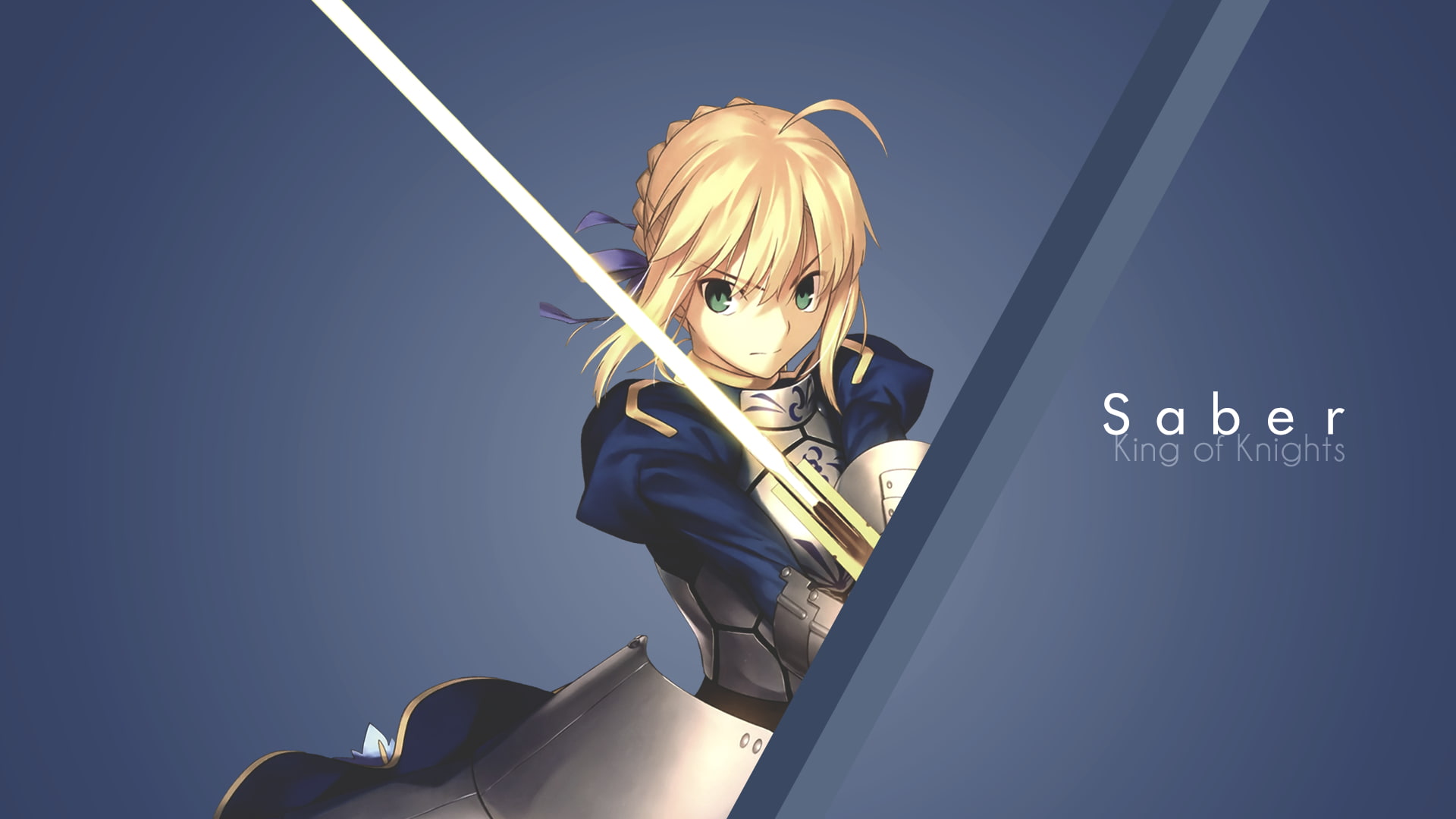 Fate Series, Saber, Fate/Stay Night, anime girls, one person