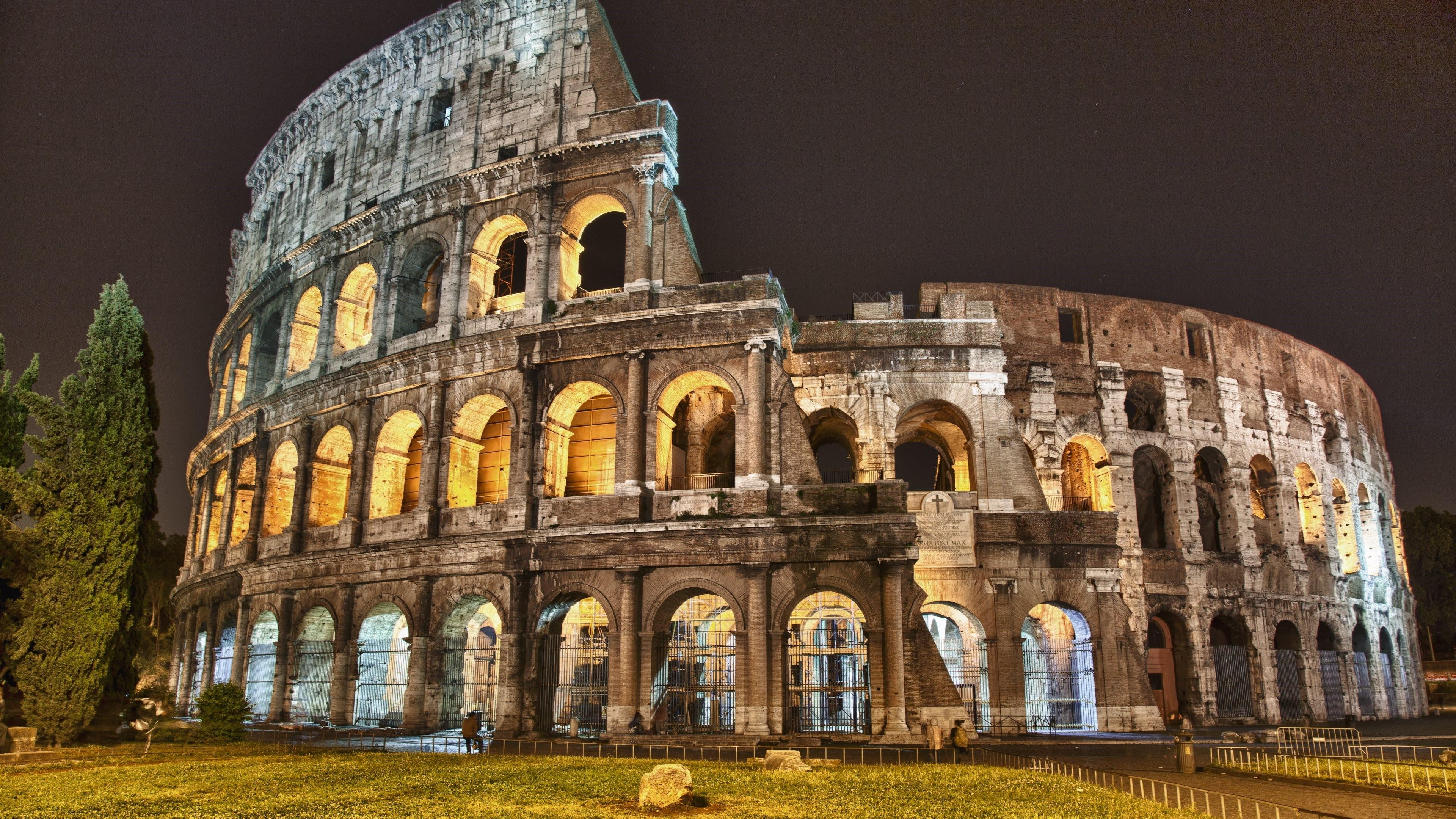 landmark, eu, ancient rome, flavian amphitheatre, coliseum